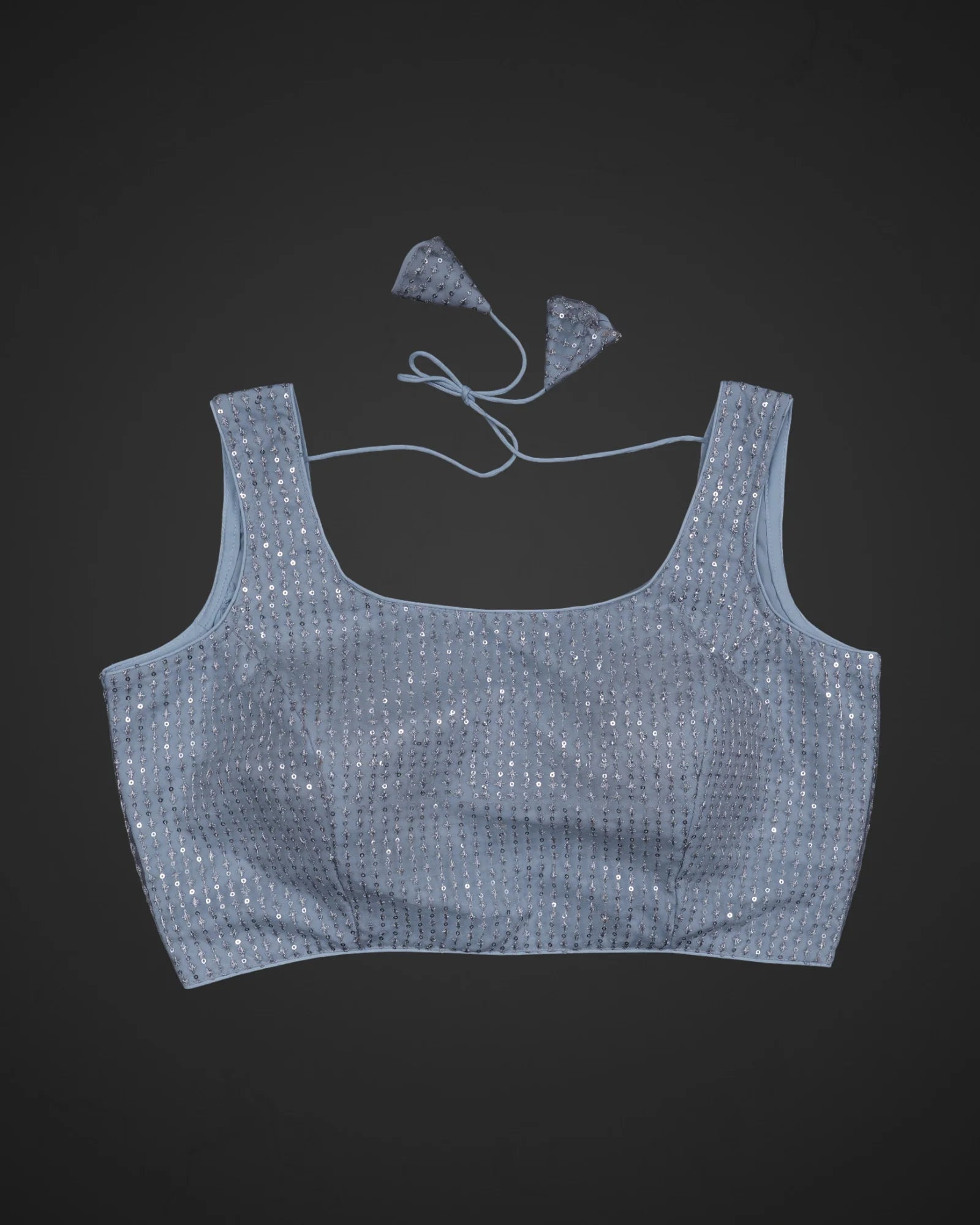 Embroidered Cotton Square Neck Readymade Blouse