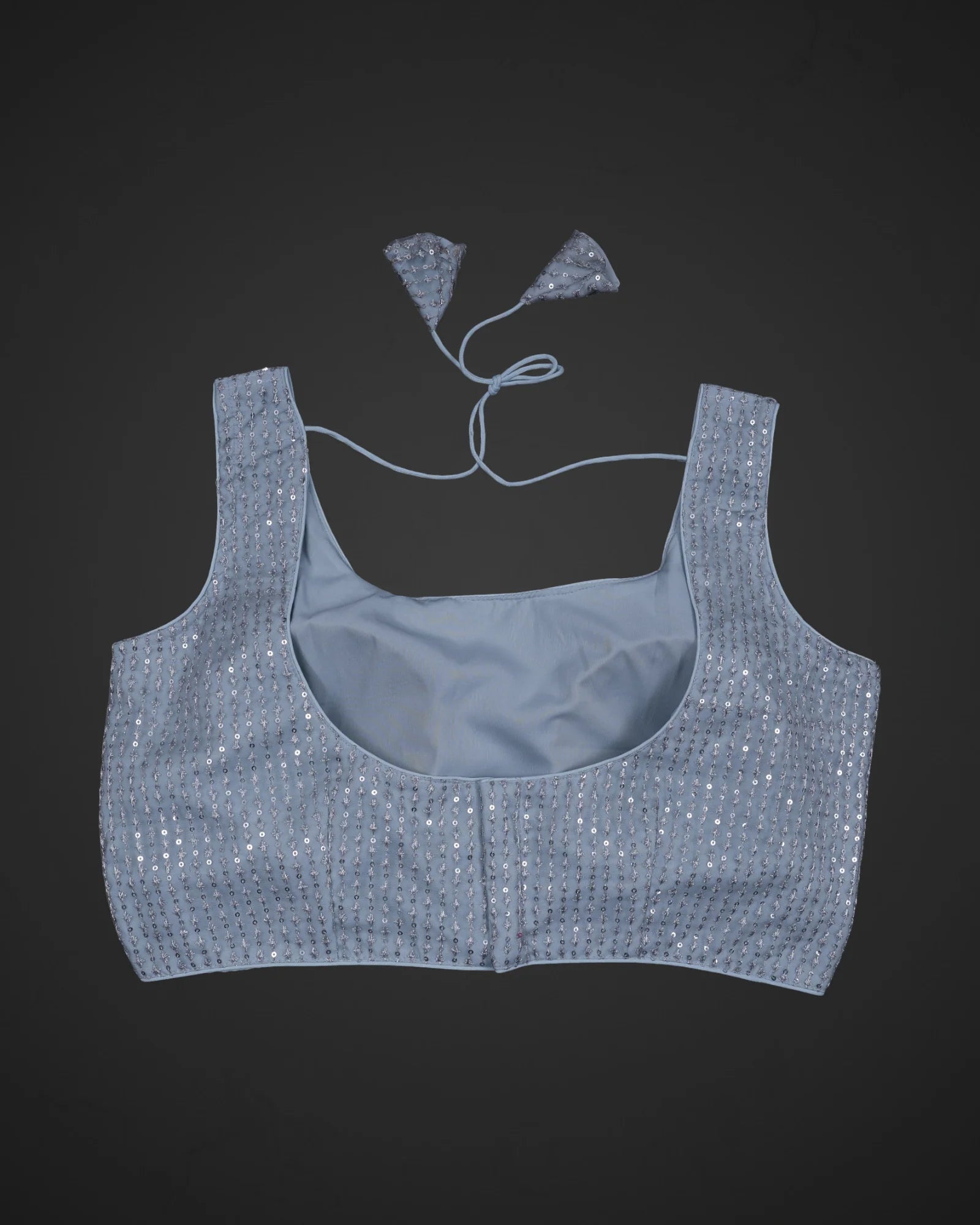 Embroidered Cotton Square Neck Readymade Blouse