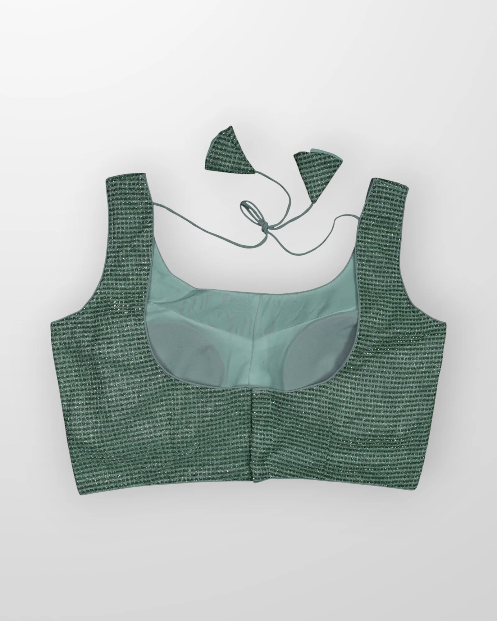 Shimmer Fabric Modern Square Neck Readymade Blouse