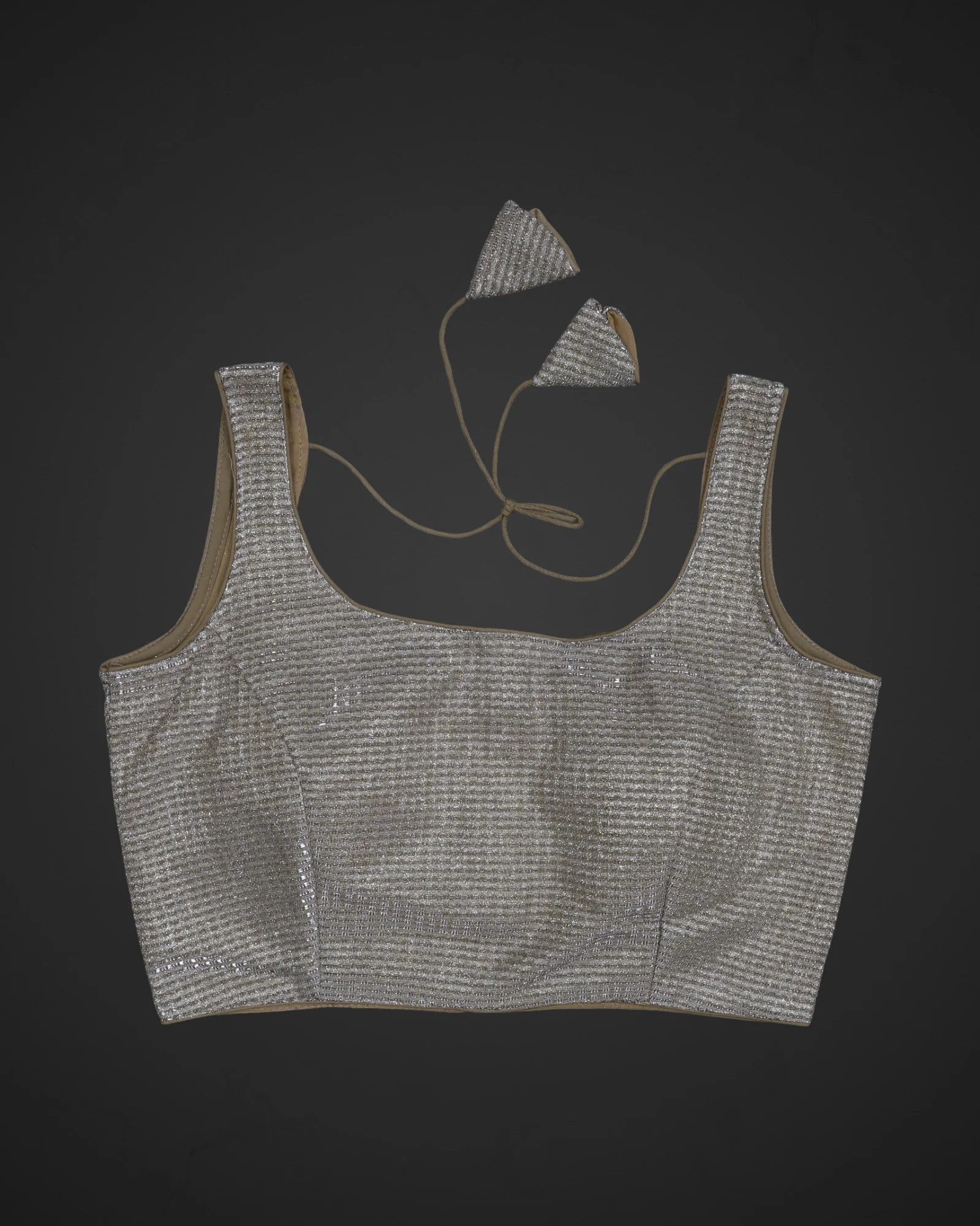Shimmer Fabric Modern Square Neck Readymade Blouse