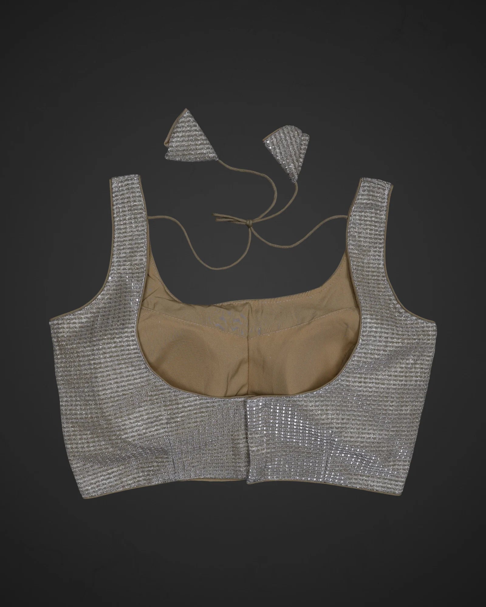 Shimmer Fabric Modern Square Neck Readymade Blouse