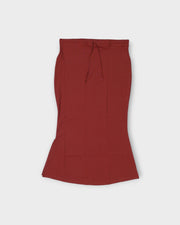 Maroon Cotton Saree Shaper Petticoat