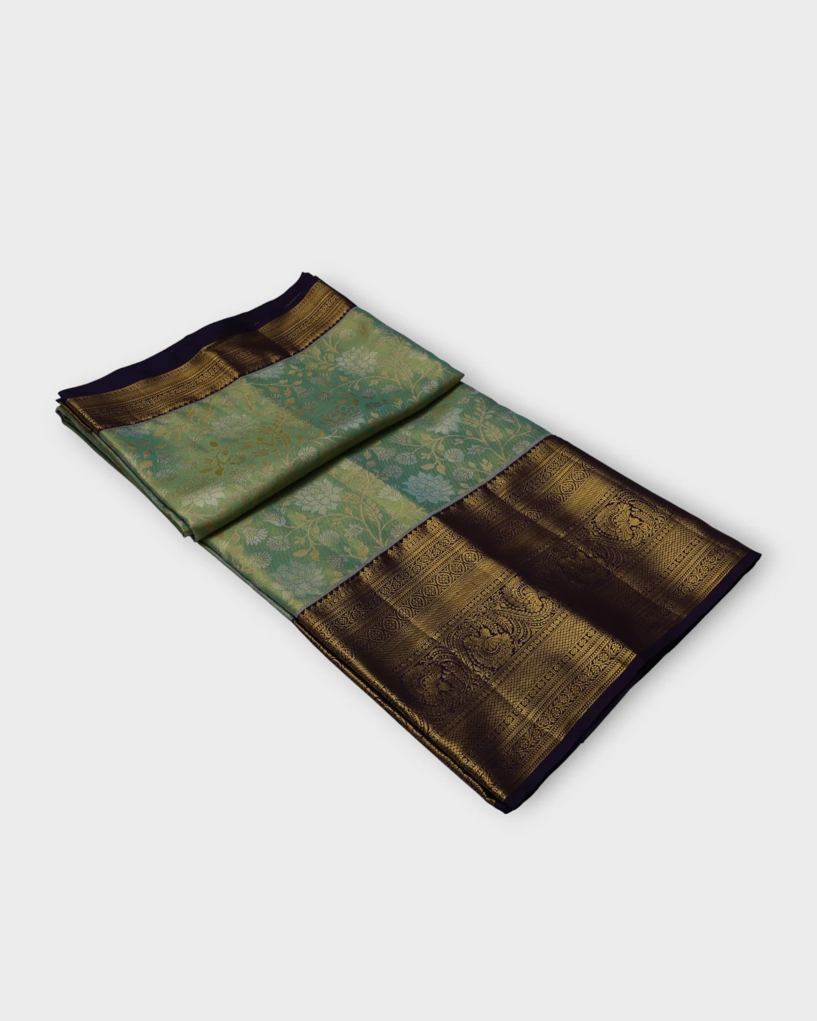 Green Tissue Silk Saree