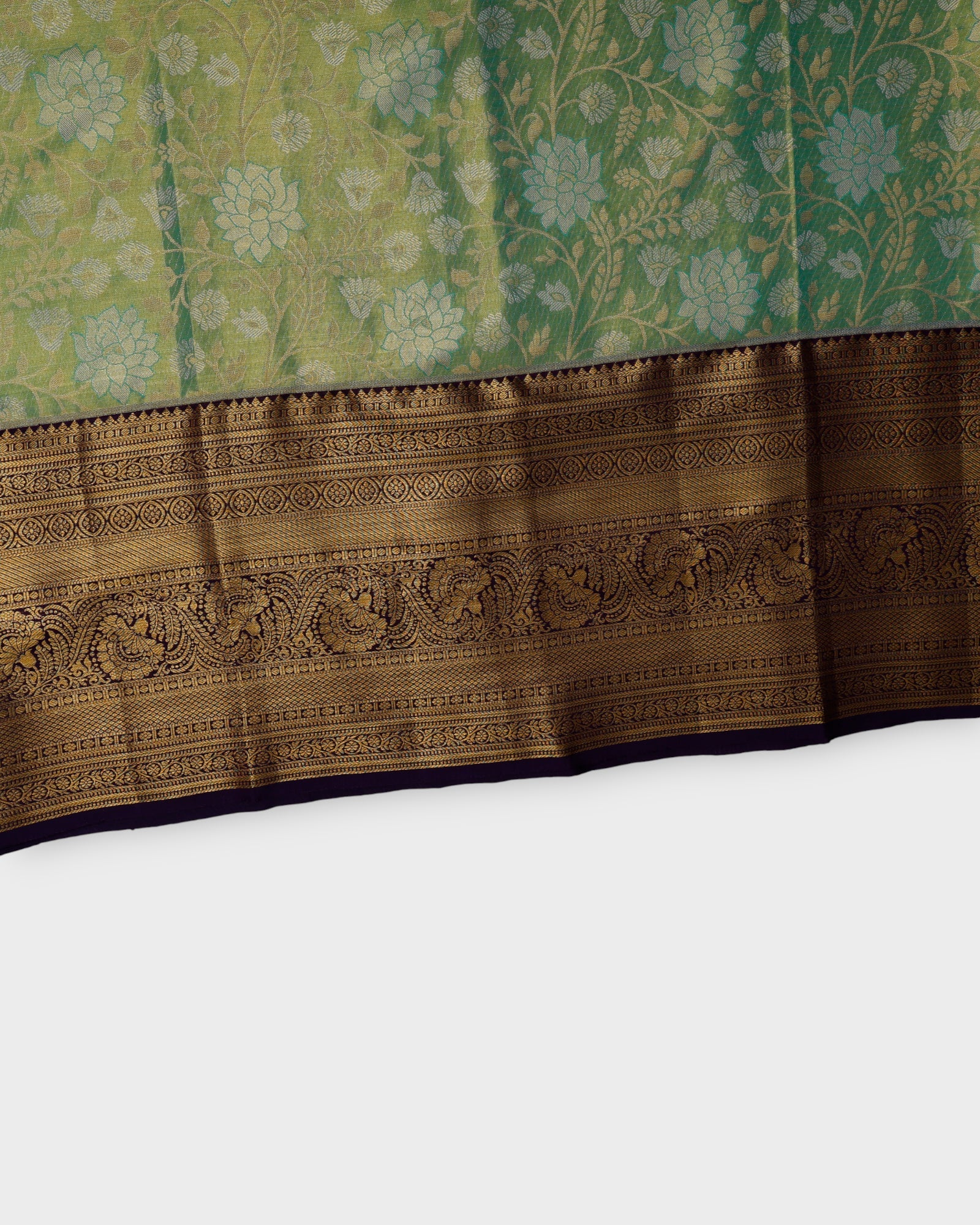Green Tissue Silk Saree