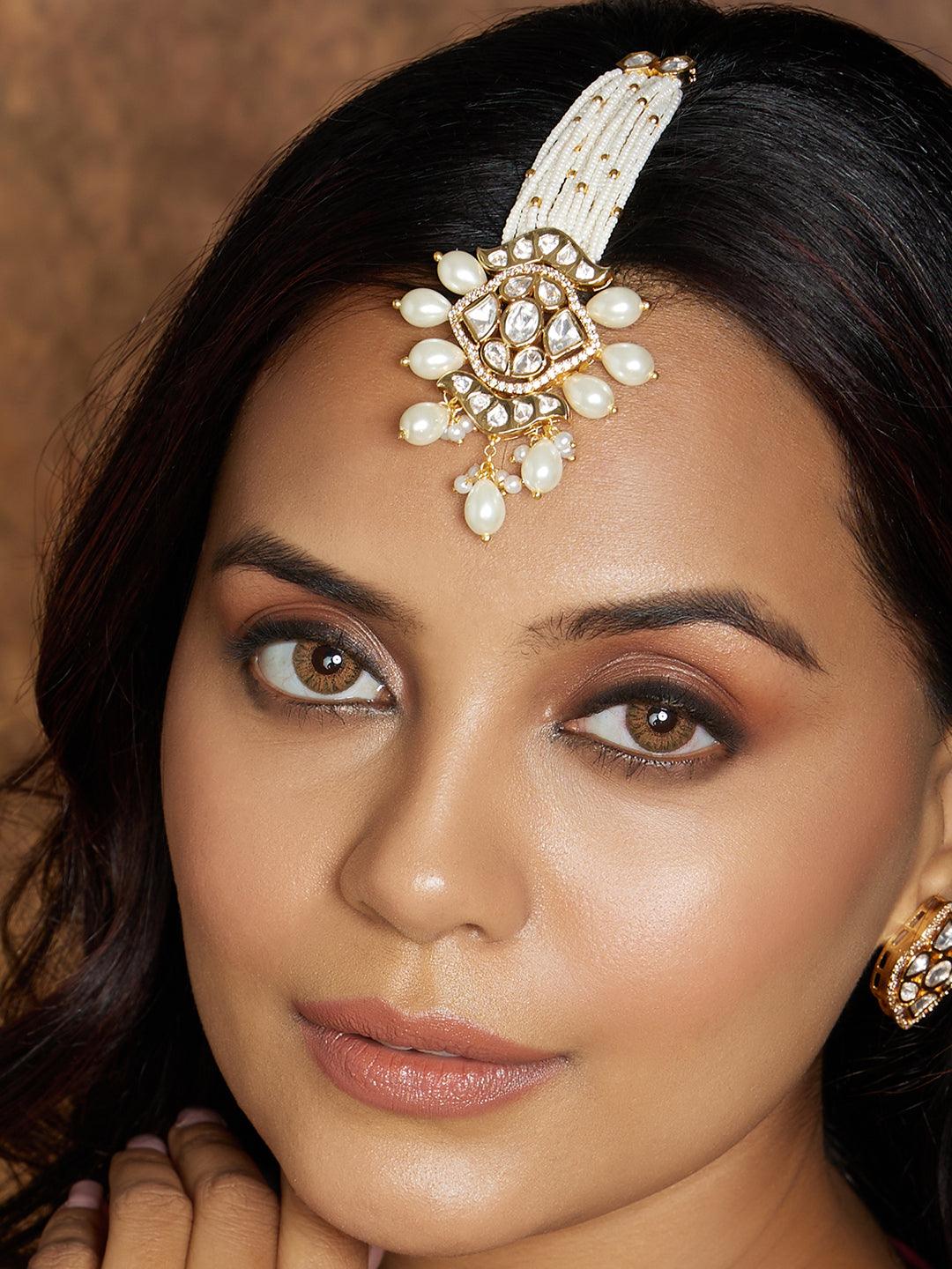 Regal Snowflake Maang Tikka - Dyulokha