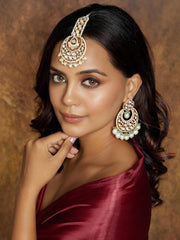 Glamorous Snowfall Maang Tikka - Dyulokha