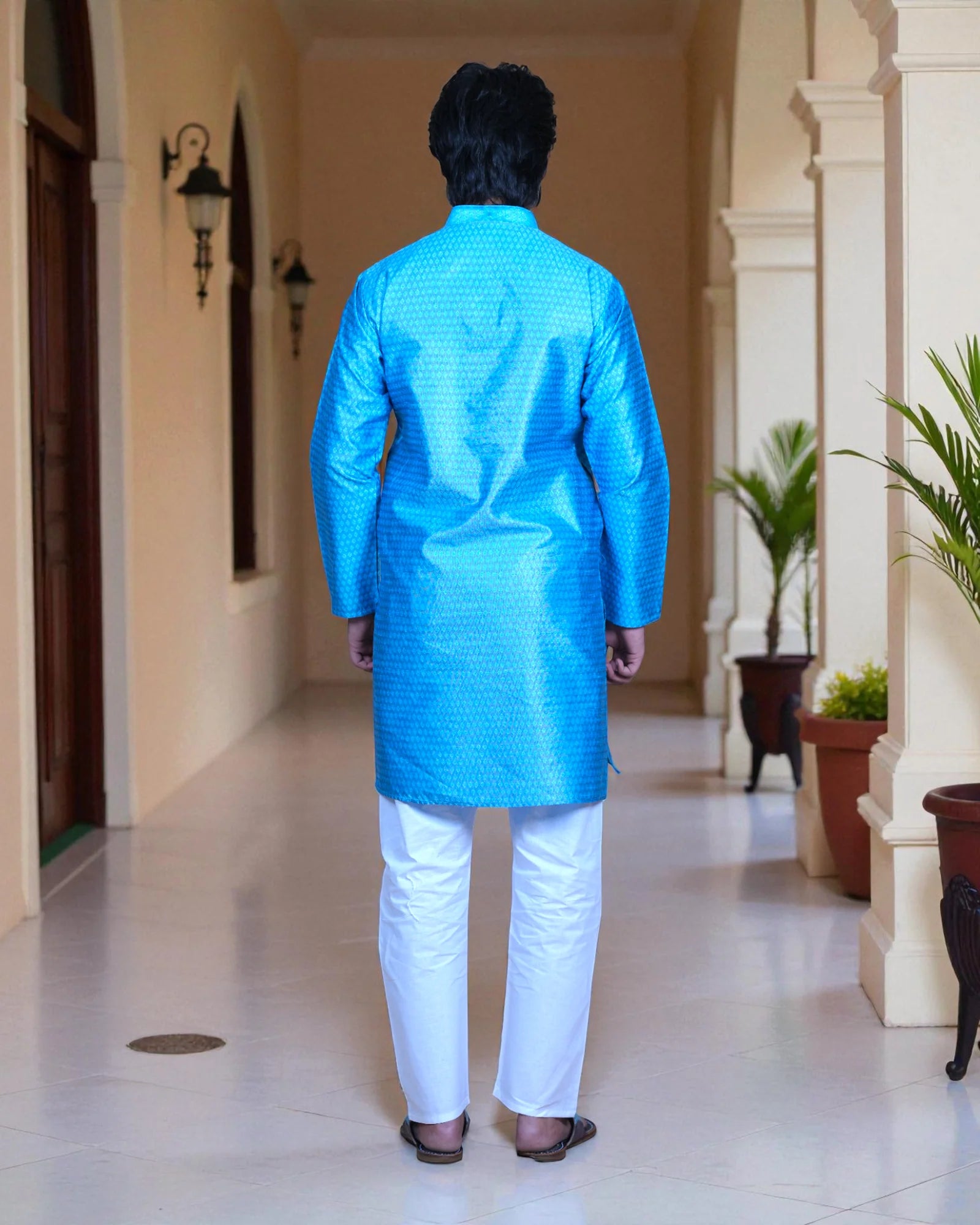 Embrace Tradition Exquisite Textured Kurta Pajama