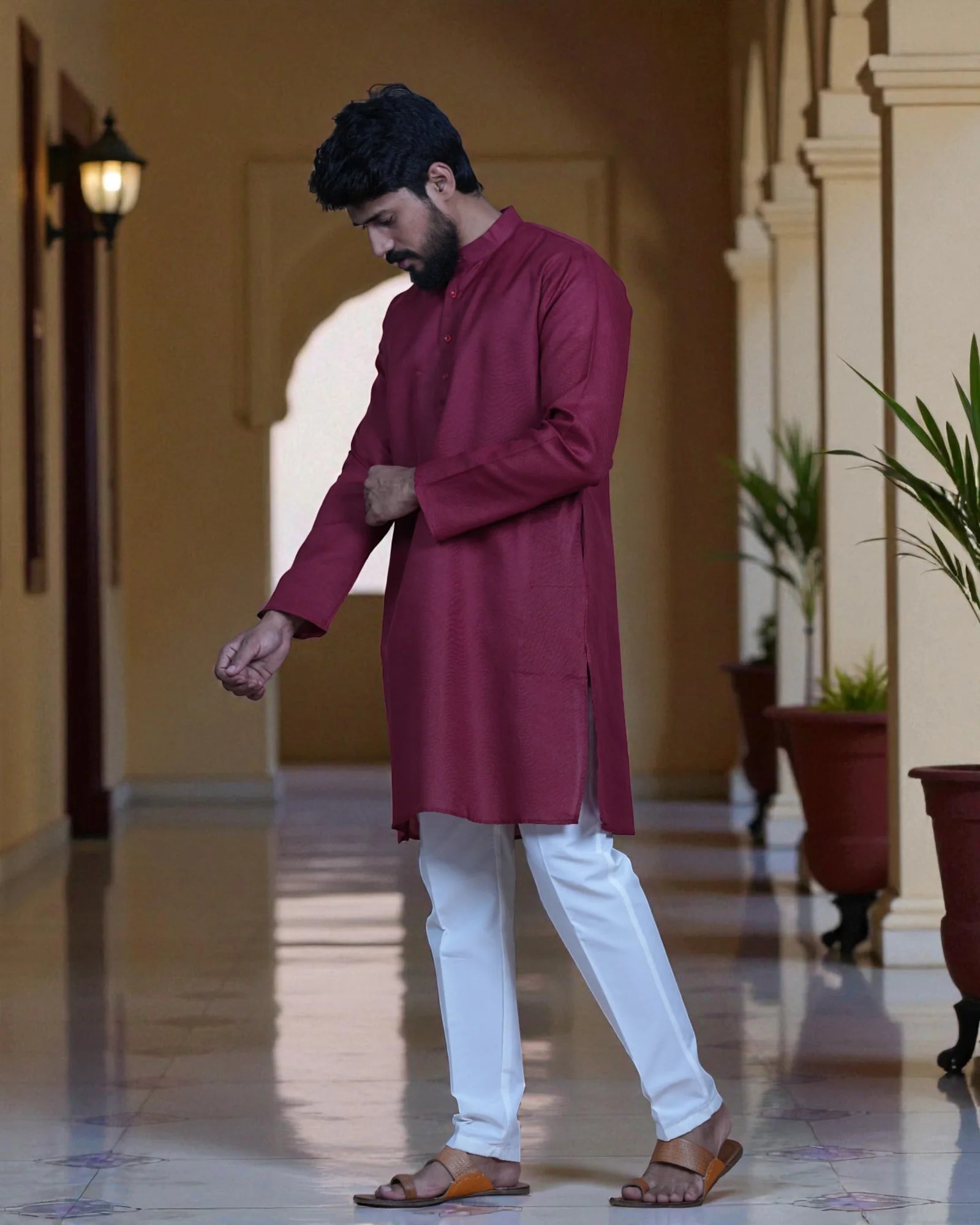 Trendy Plain Men's Kurta