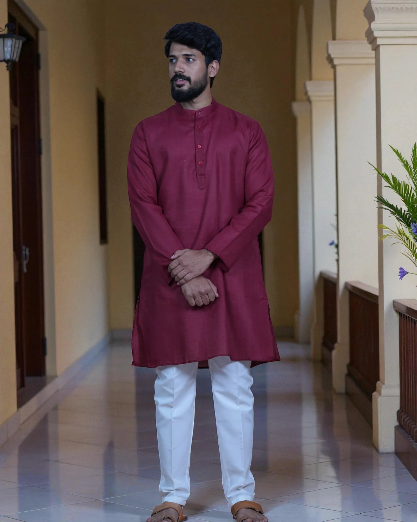 Trendy Plain Men's Kurta
