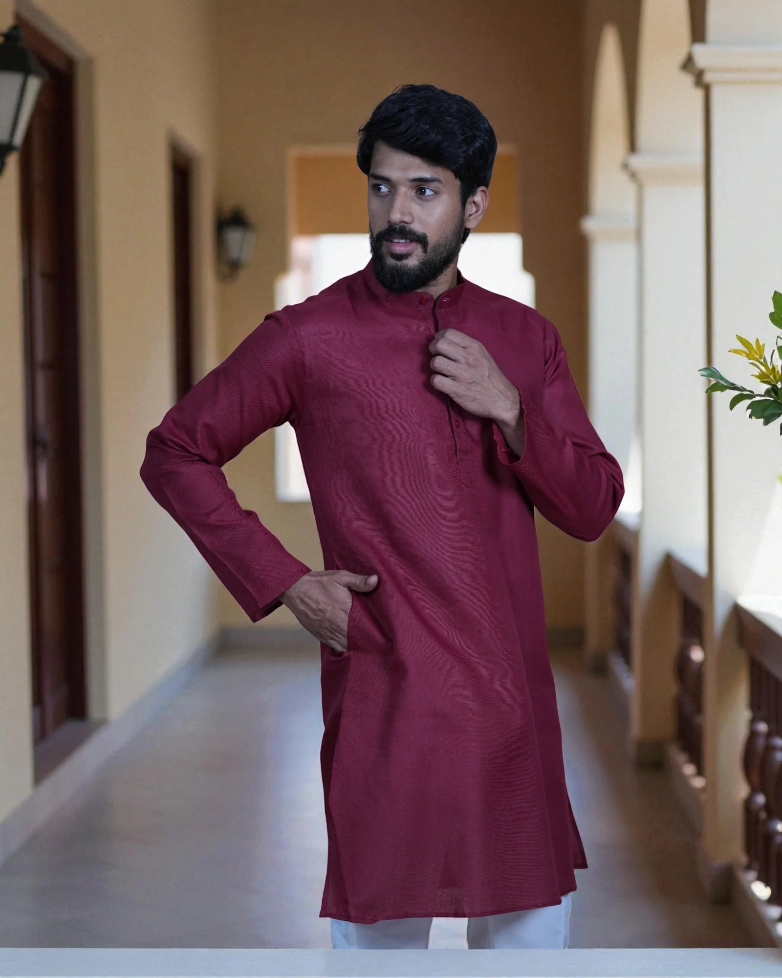 Trendy Plain Men's Kurta