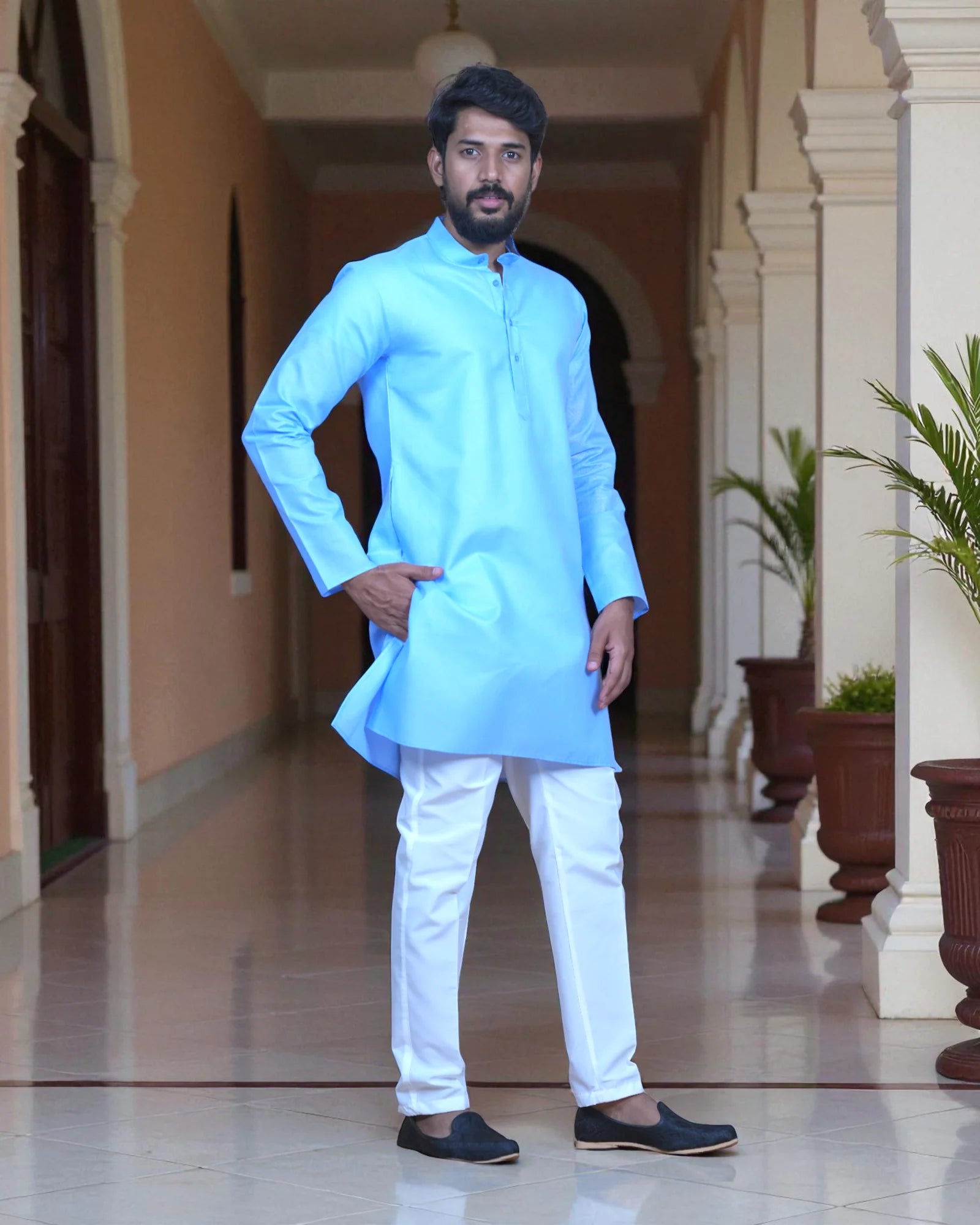Lightweight Men's Kurta Fashion