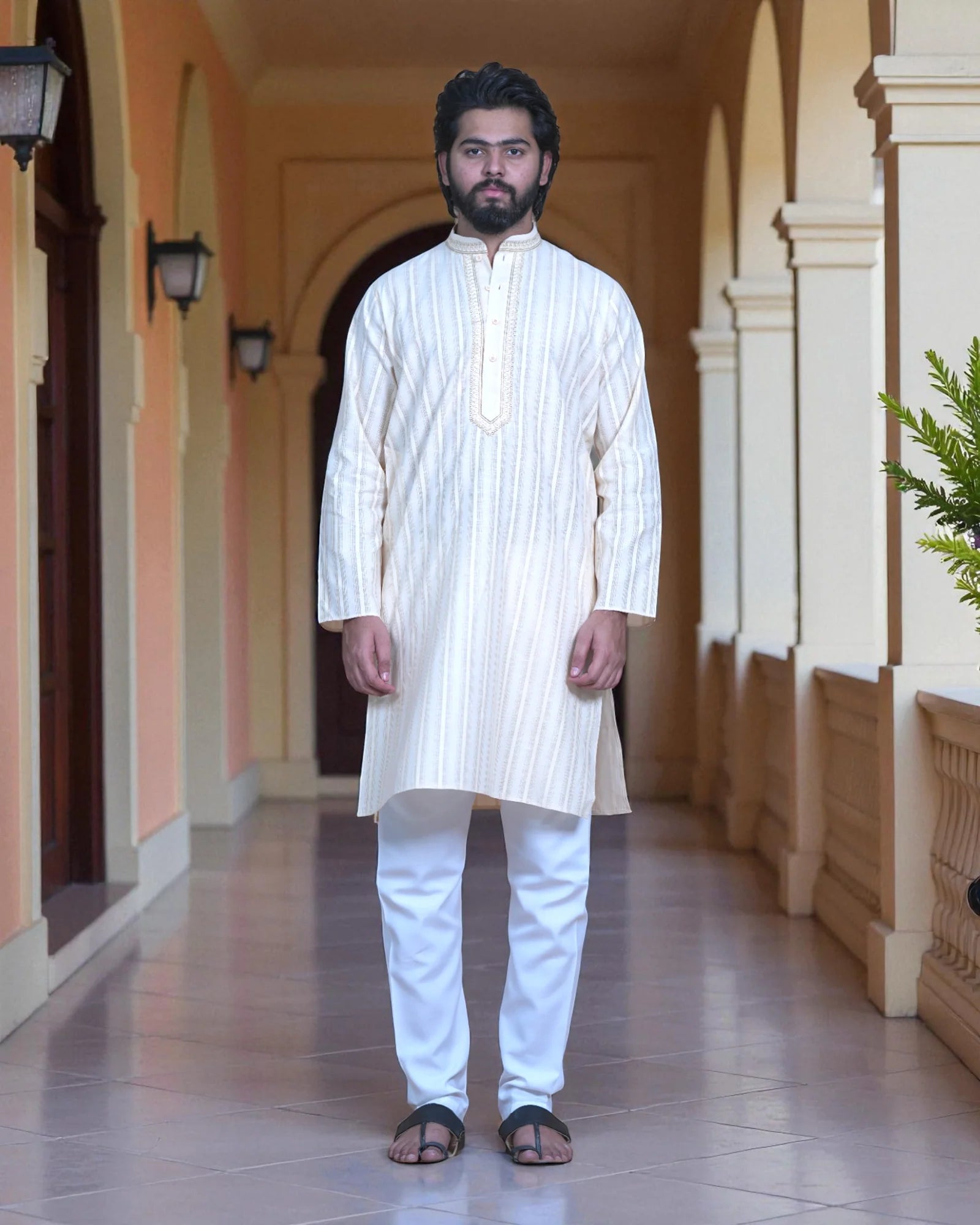 Traditional Embroidered Kurta Pajama