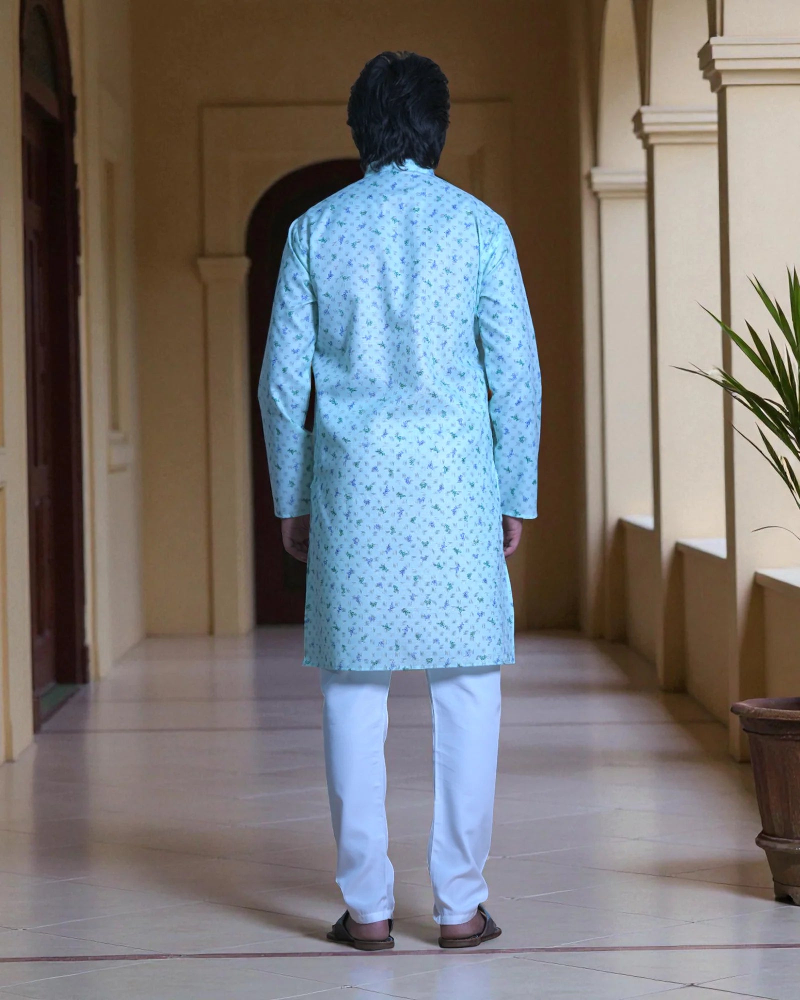 Floral Cotton Printed Kurta Pajama Set