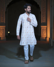 Cotton Shibori Printed Kurta Pajama Set
