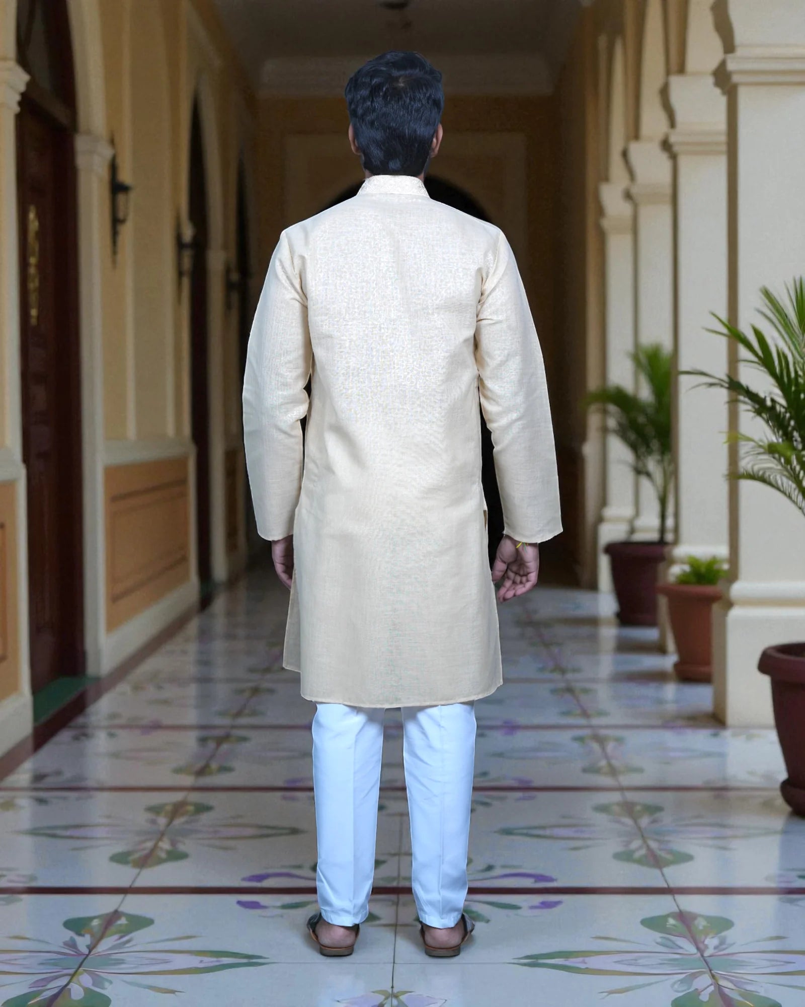 Textured Jacquard Kurta Pajama