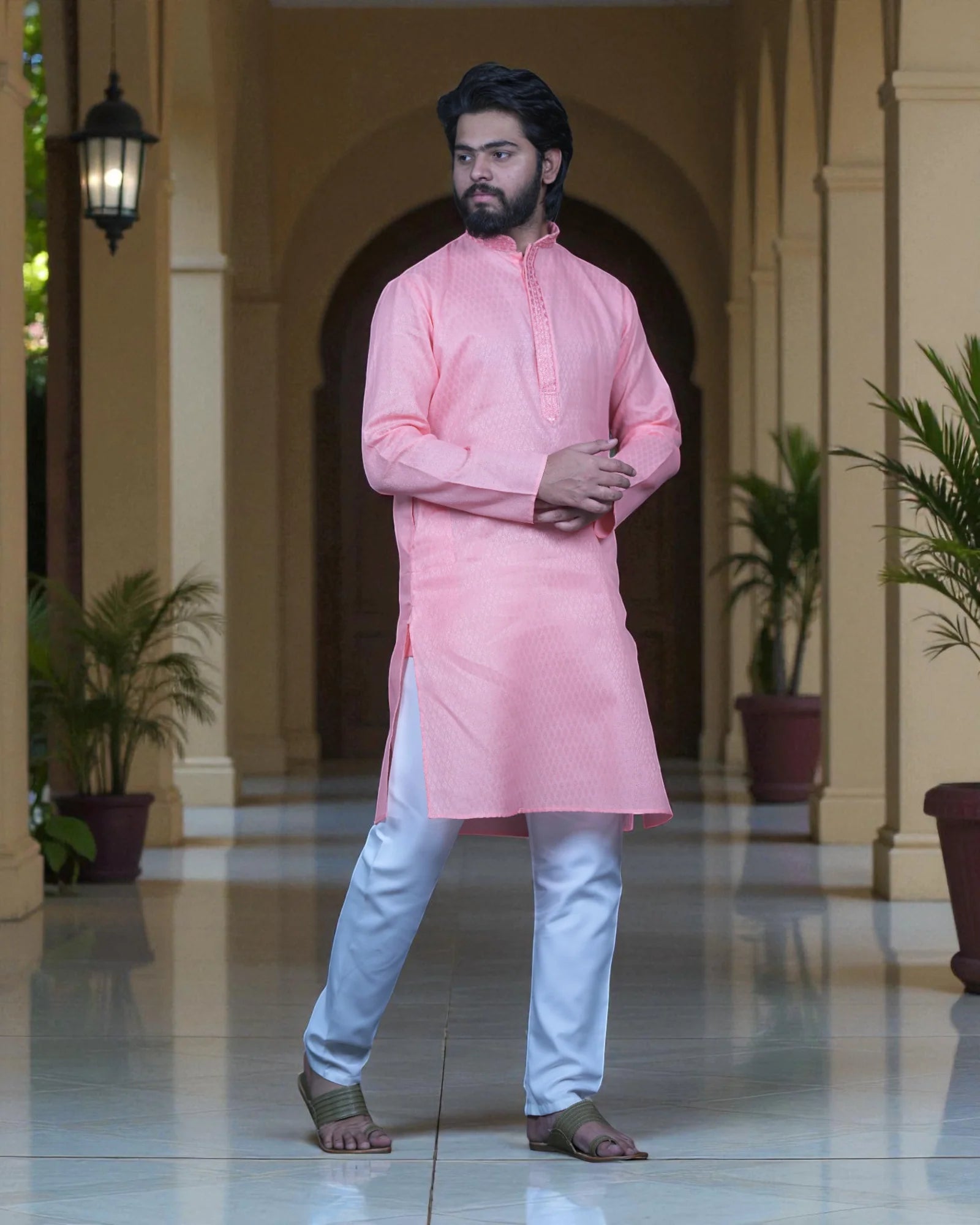 Embrace Heritage Exquisite Embroidered Kurta Pajamas