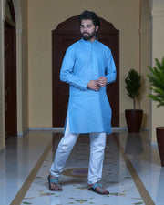 Timeless Tradition Textured Kurta Pajama Ensemble