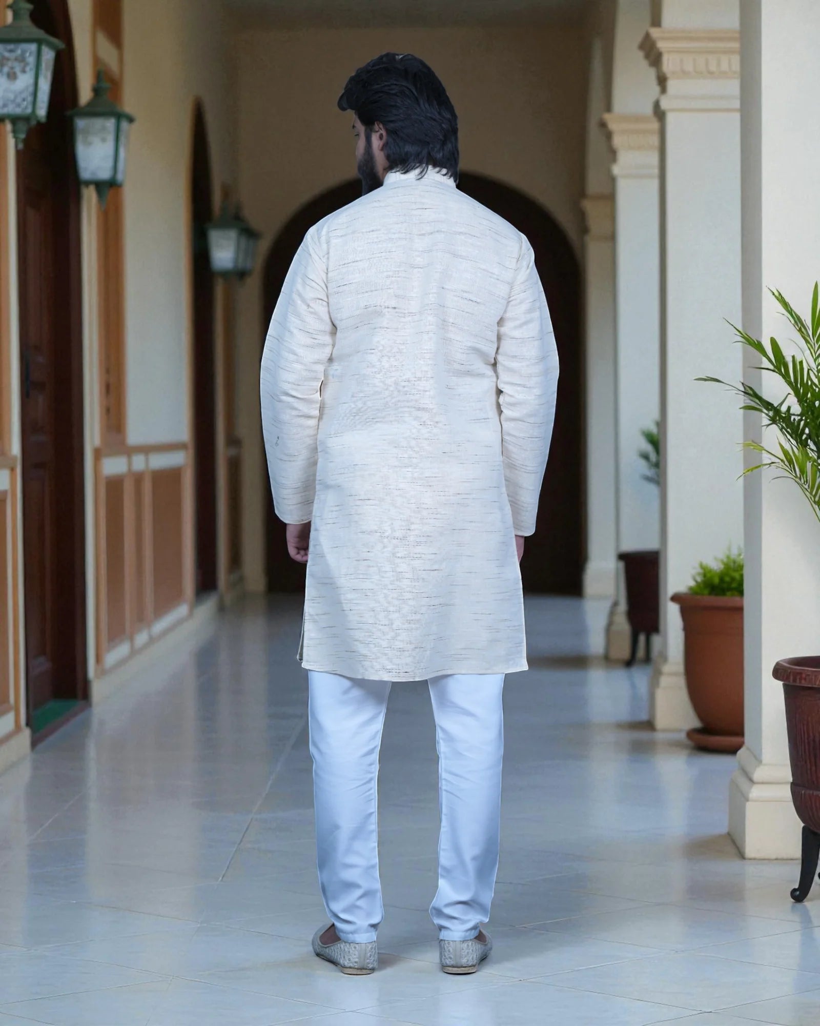 Khadi Cotton Kurta Pajama Set