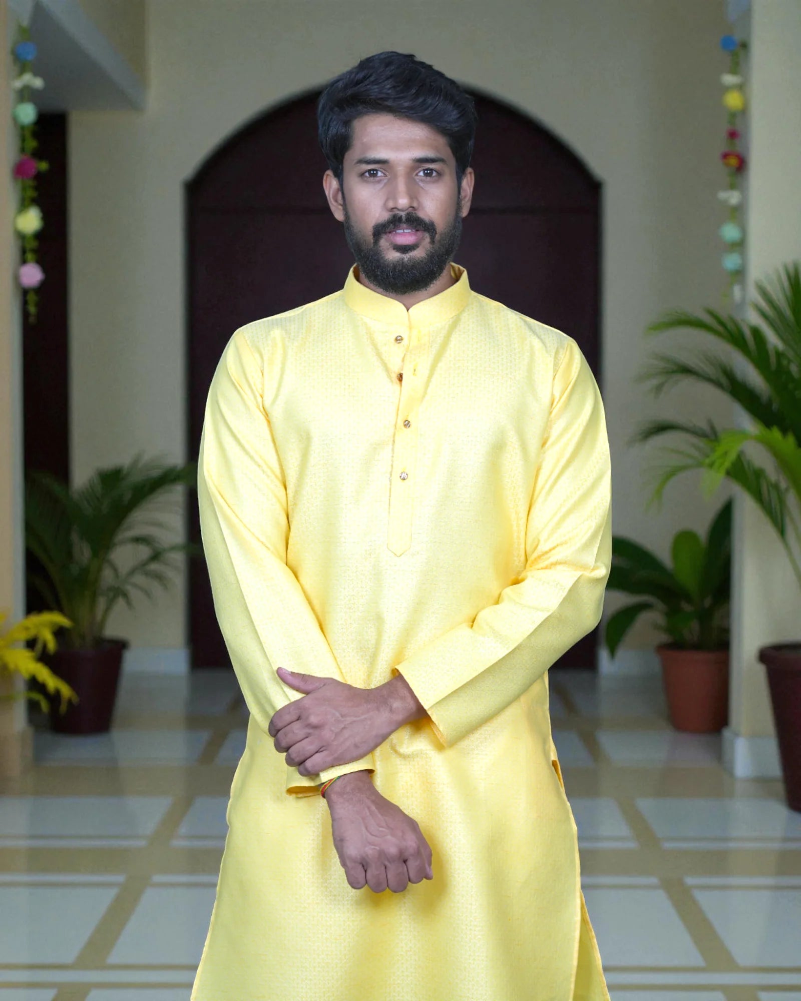 Embrace Tradition Exquisite Textured Kurta Pajama