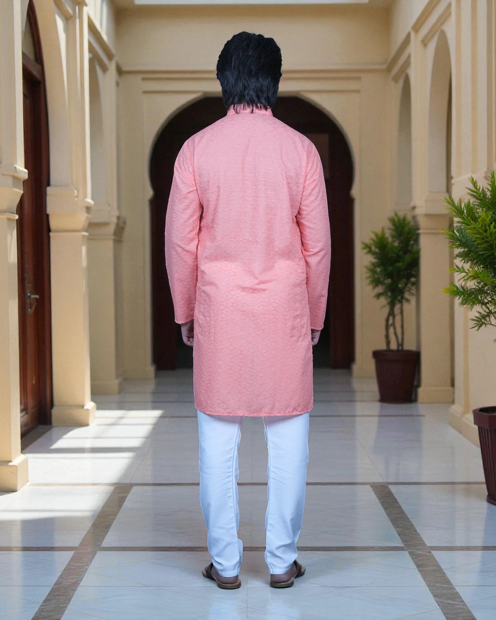 Cotton Woven Kurta Pajama Set