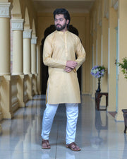Striped Cotton Kurta Pajama Set
