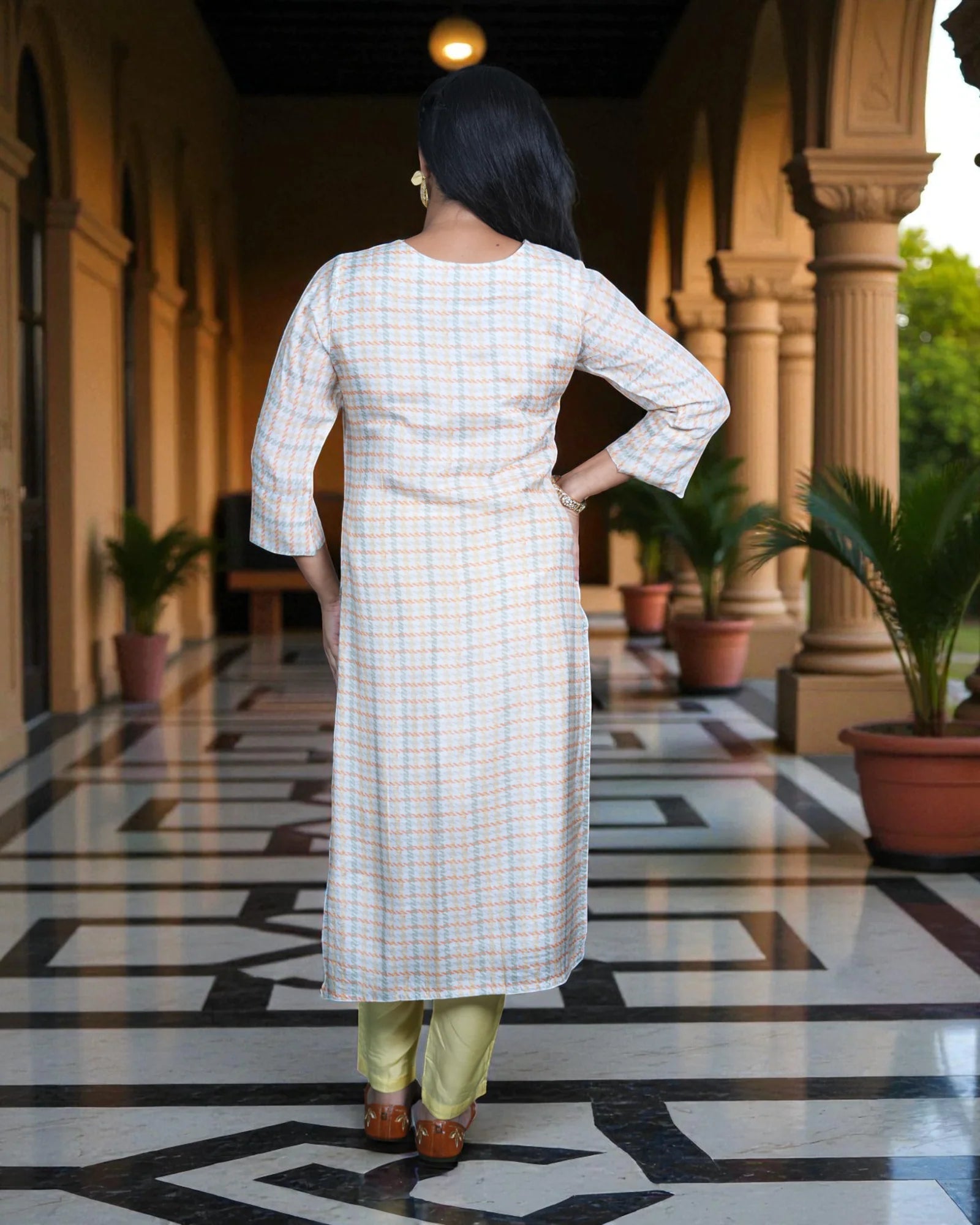 Multicolor Embroidered Kurta Set