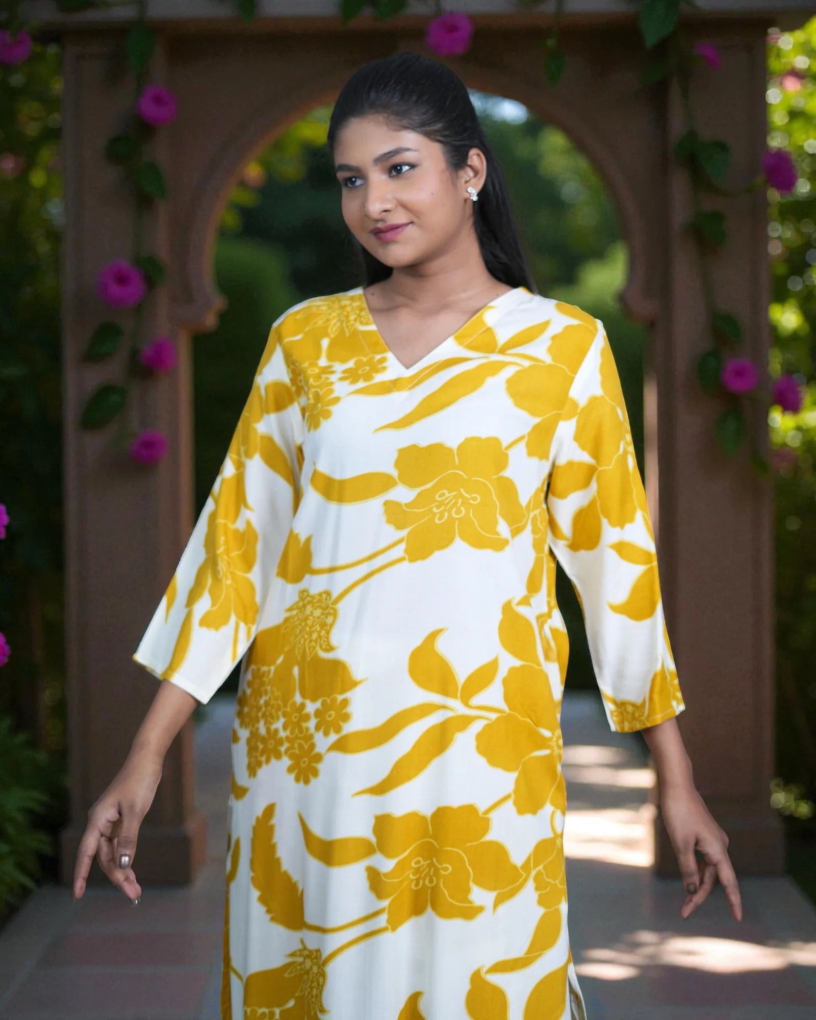 Floral Cotton Cord Co-Ord Set