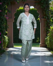 Silk Embroidered Cord Co-Ord Set