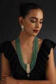 Verdant Verve Layered Necklace Set - Dyulokha