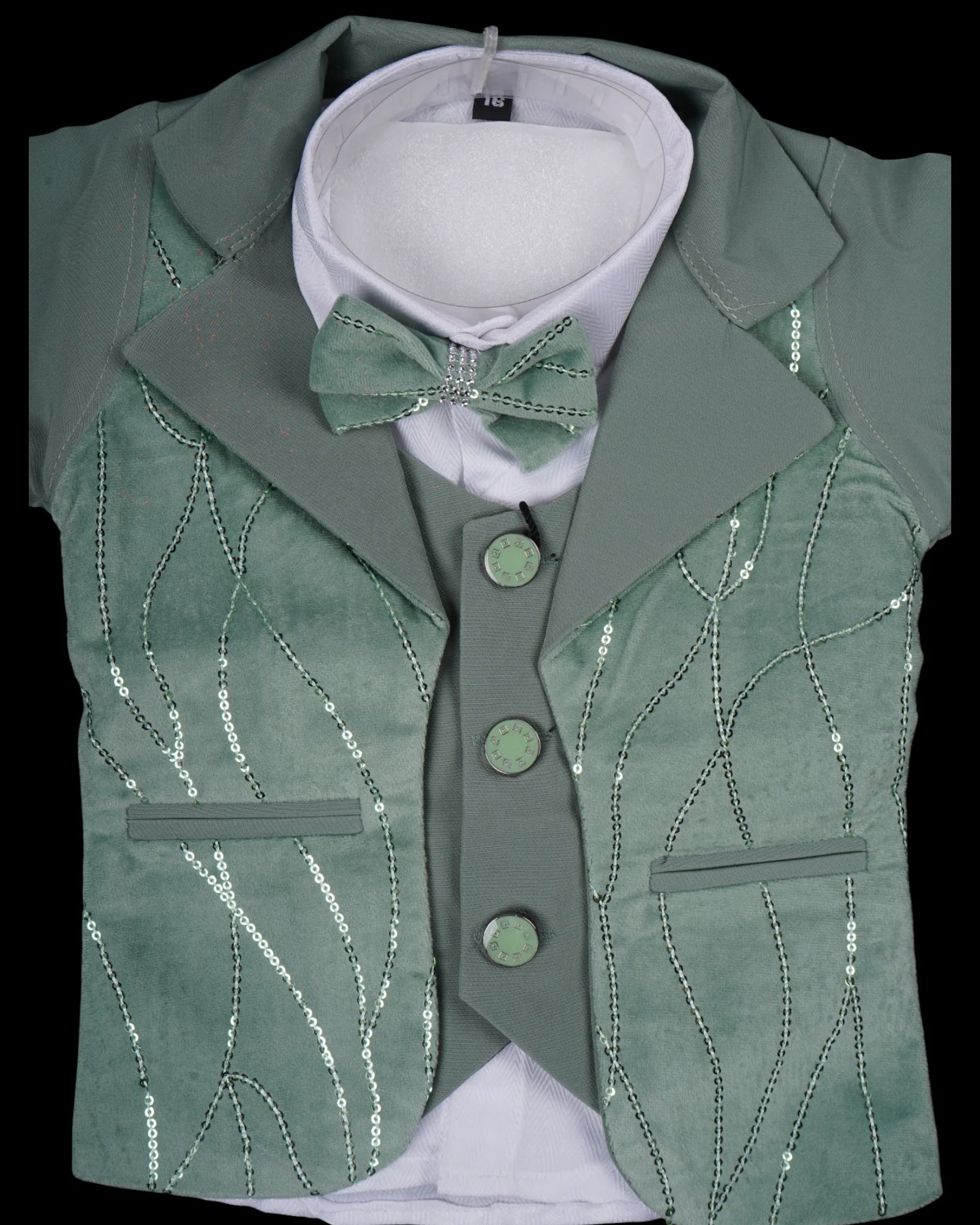 Experience Tradition with Stylish Sequined Suit Pants