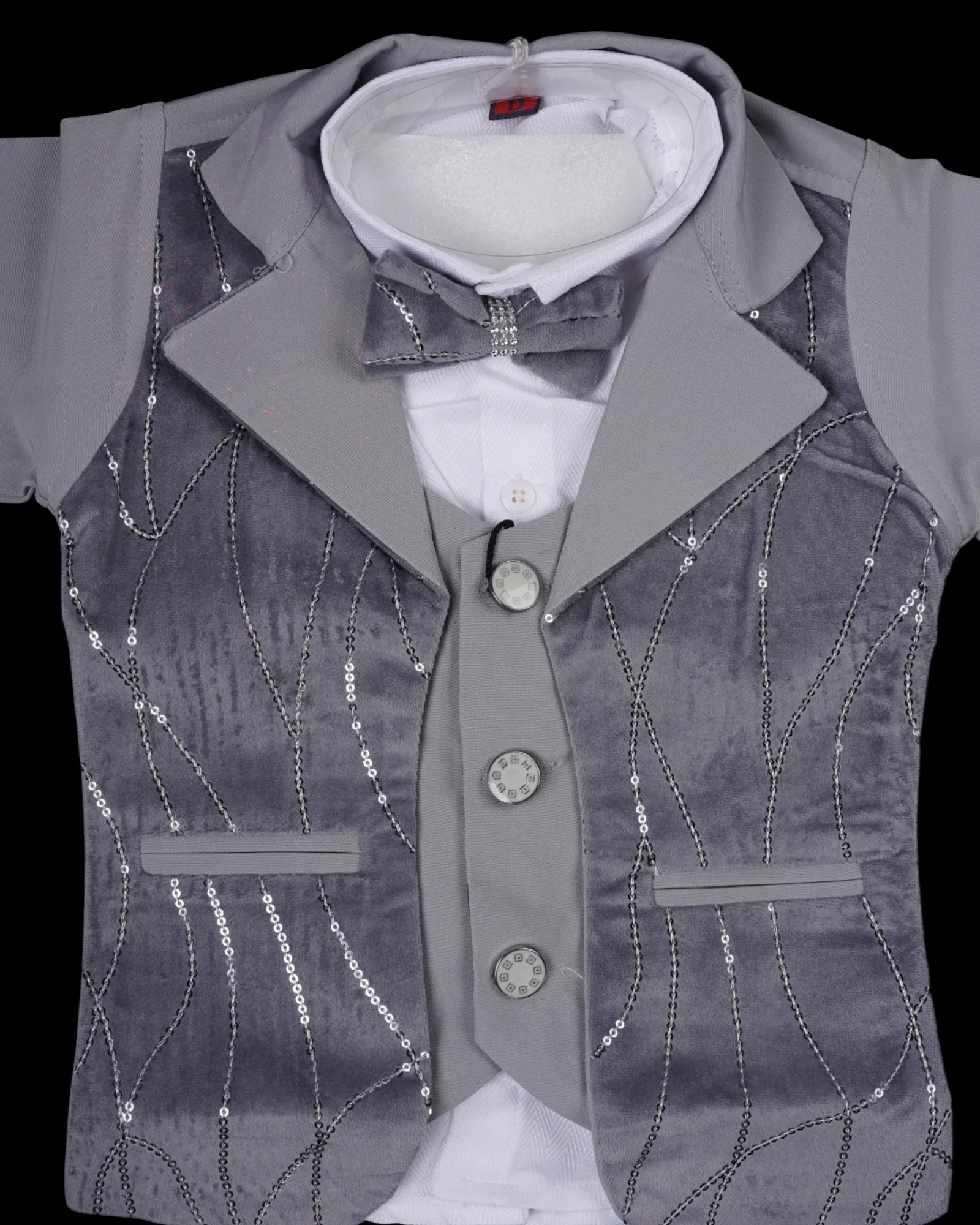 Experience Tradition with Stylish Sequined Suit Pants