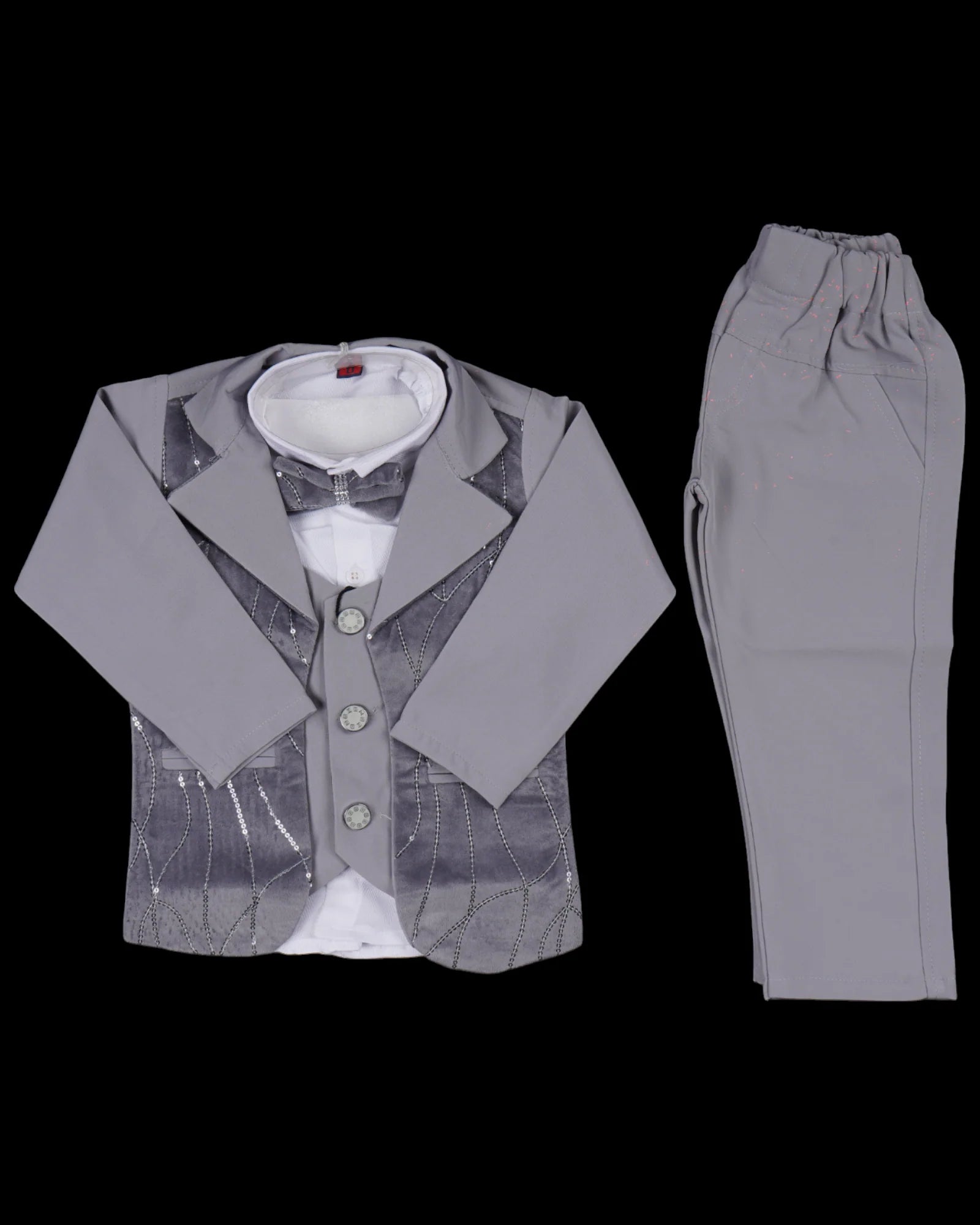 Experience Tradition with Stylish Sequined Suit Pants
