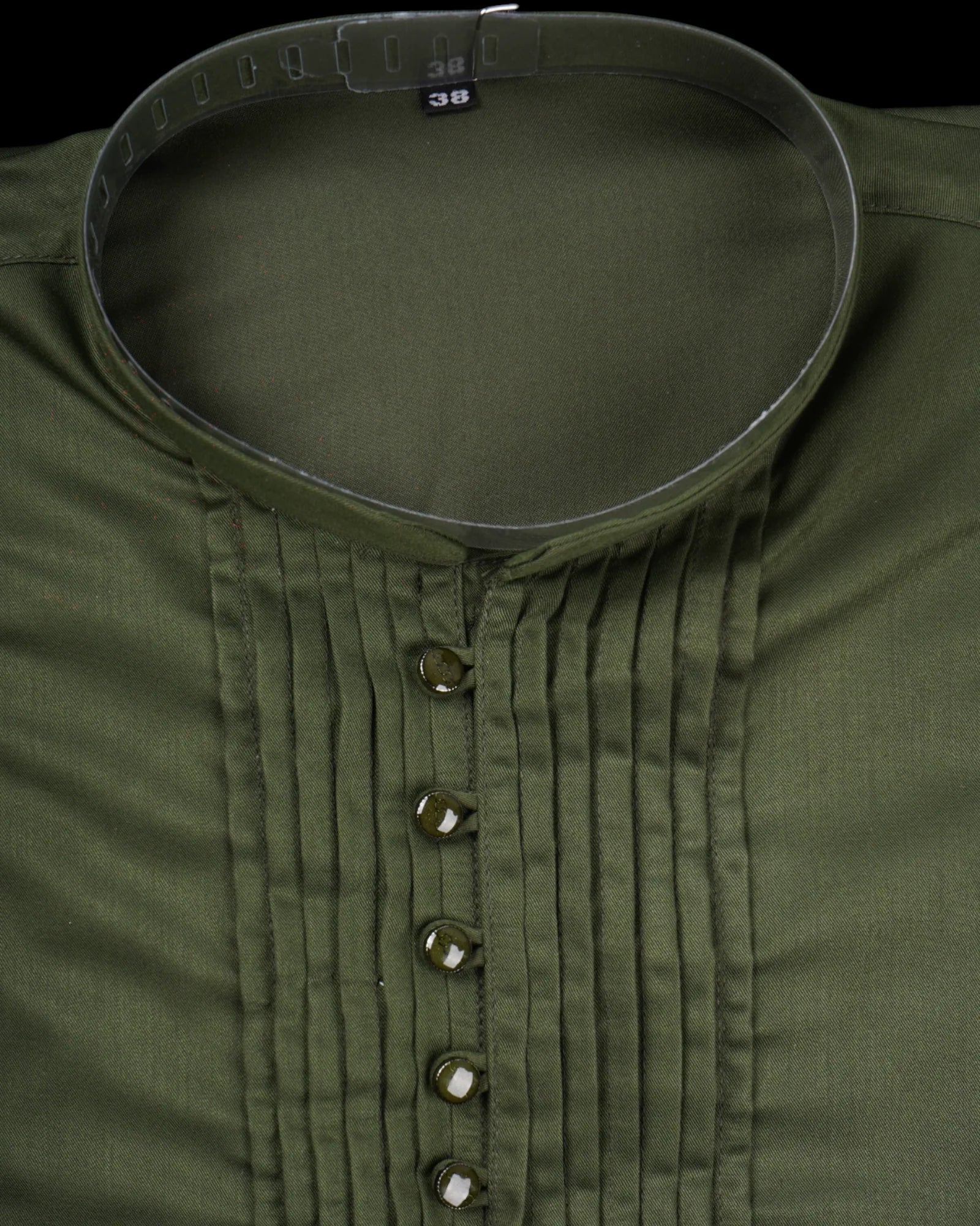 Cotton Pleated Kurta Pajama Set