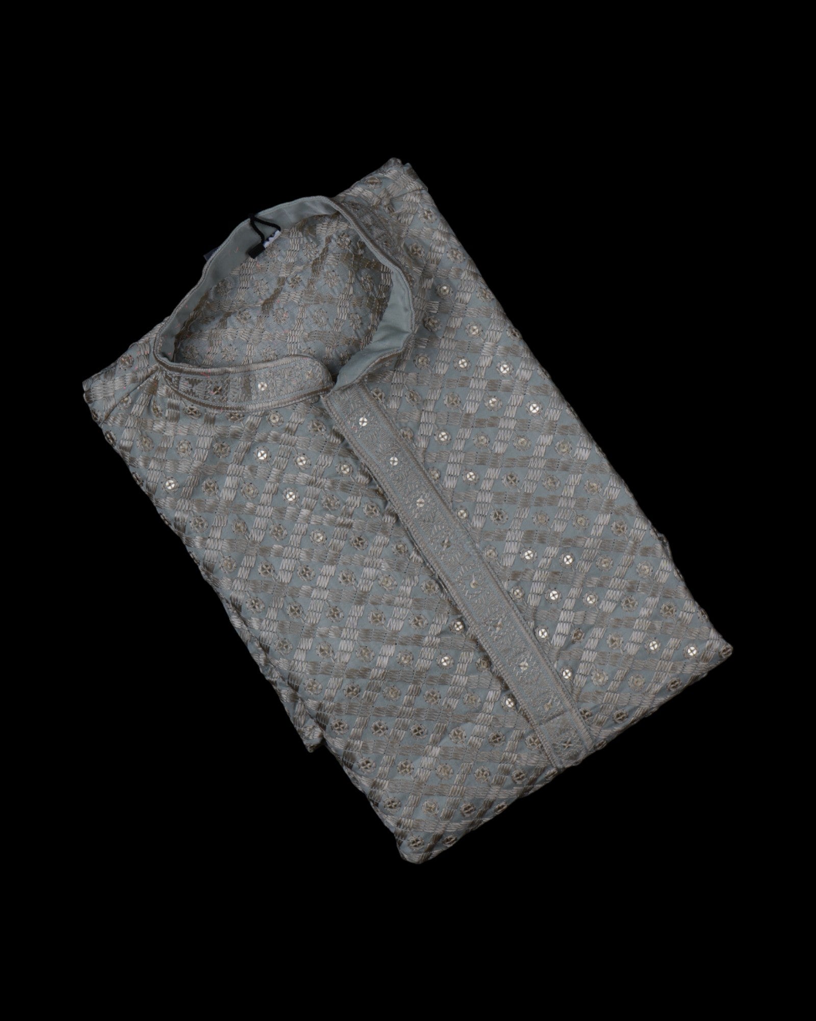 Textured Cotton Kurta Pajama