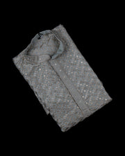 Textured Cotton Kurta Pajama