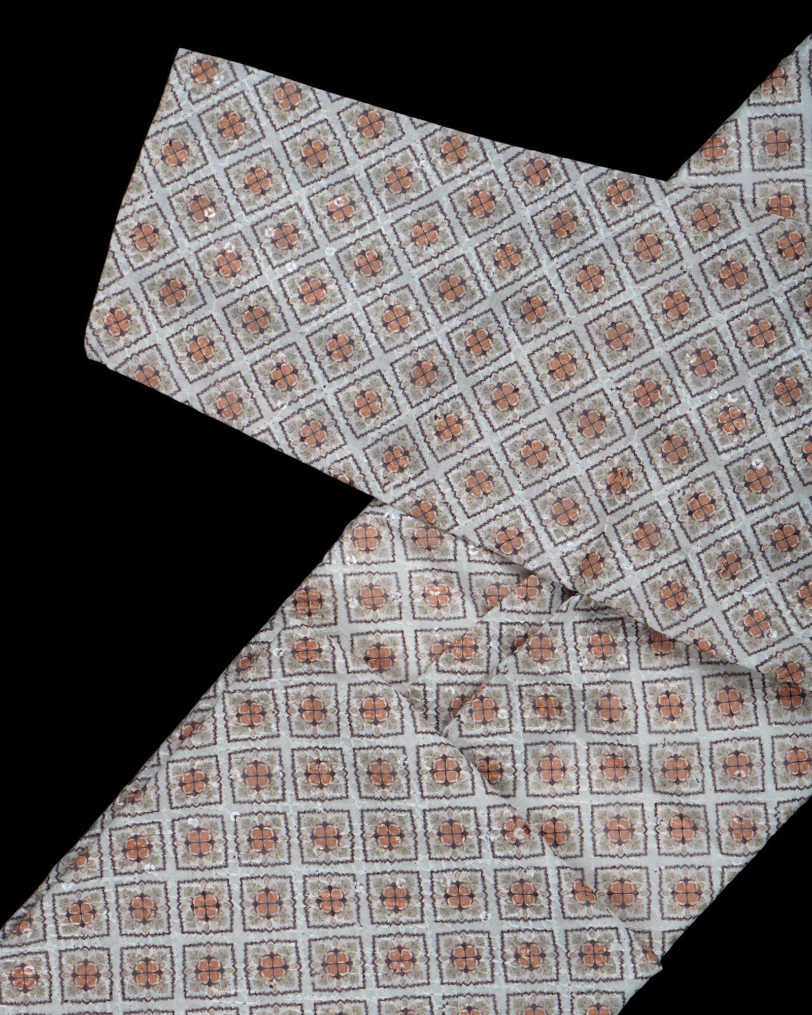 Textured Cotton Blend Kurta Pajama
