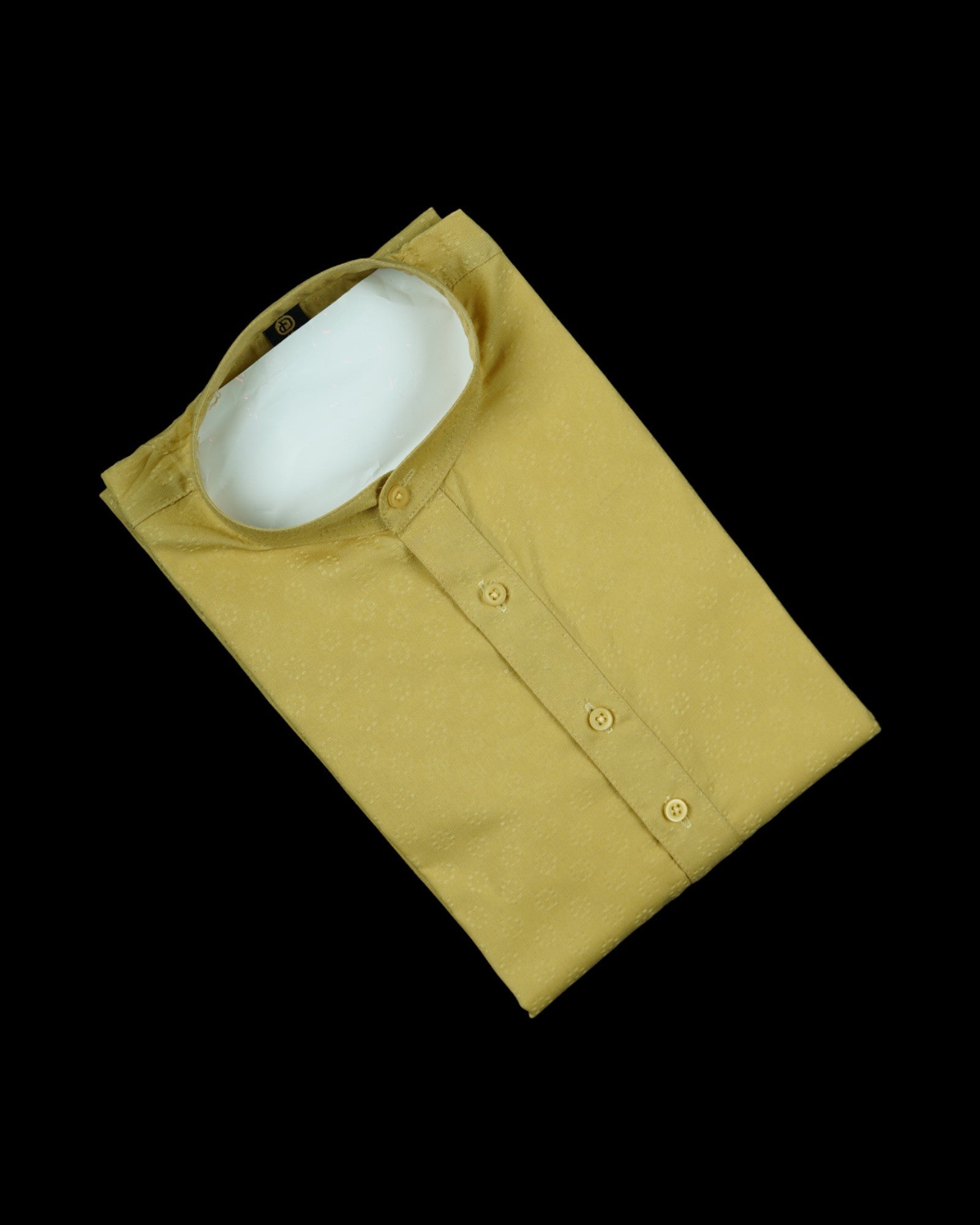 Intricate Textured Cotton Kurta Pajama Set