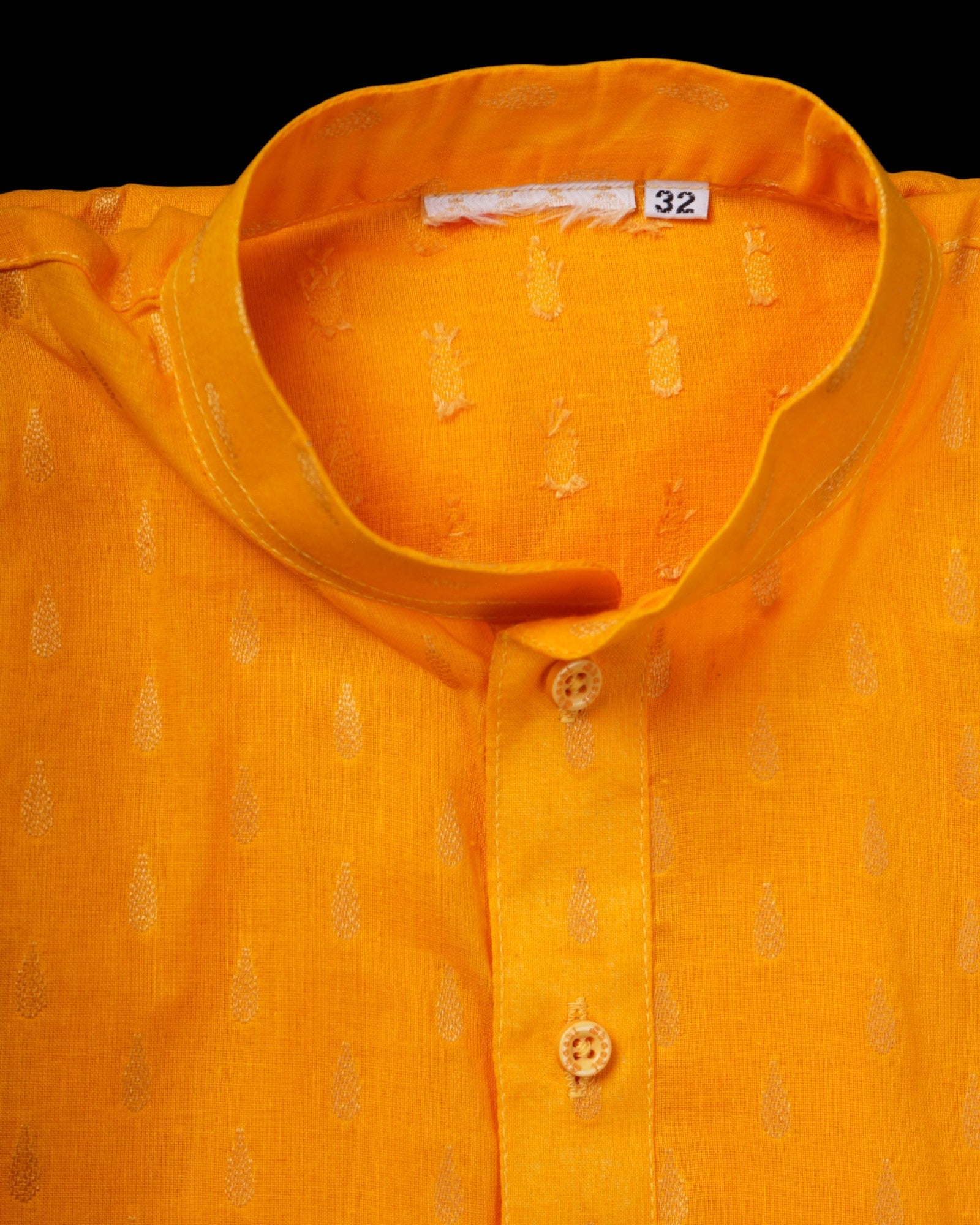 Check Texture Cotton Butta Kurta Pajama Set