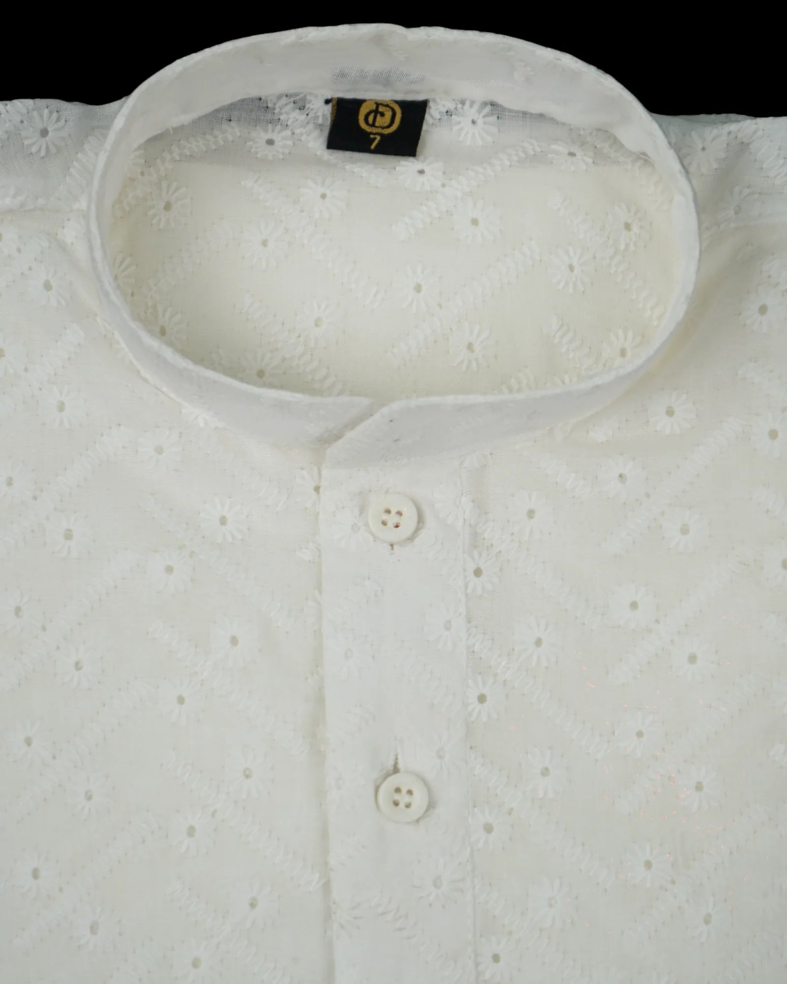 Cotton Kurta Pajama with Intricate Embroidery