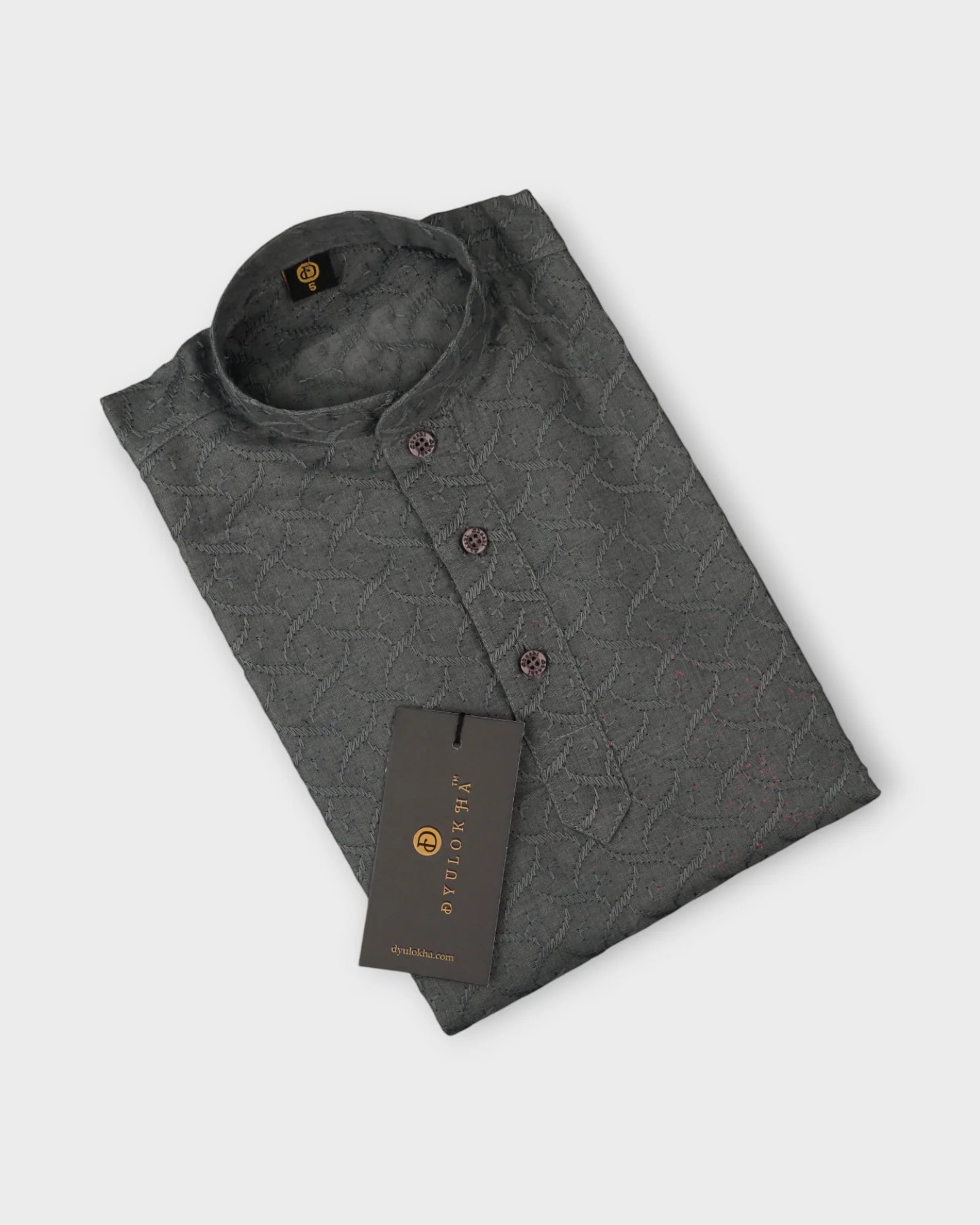 Classic Embroidered Cotton Kurta Set