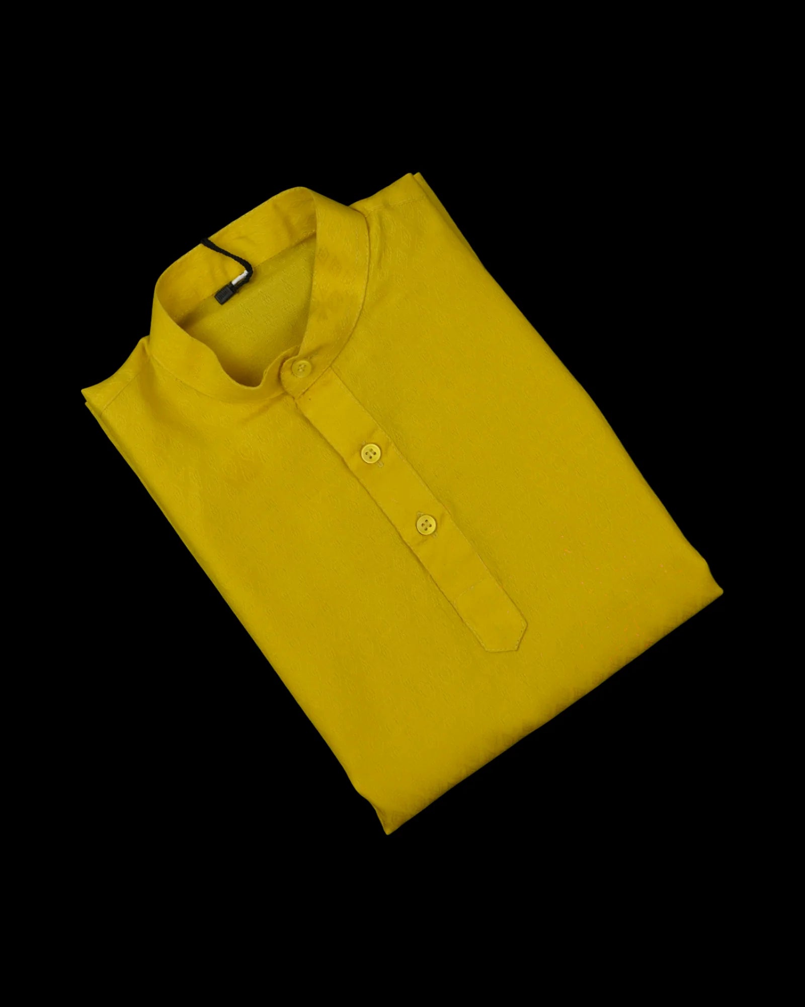 Boys Textured Cotton Blend Kurta Pajama Set
