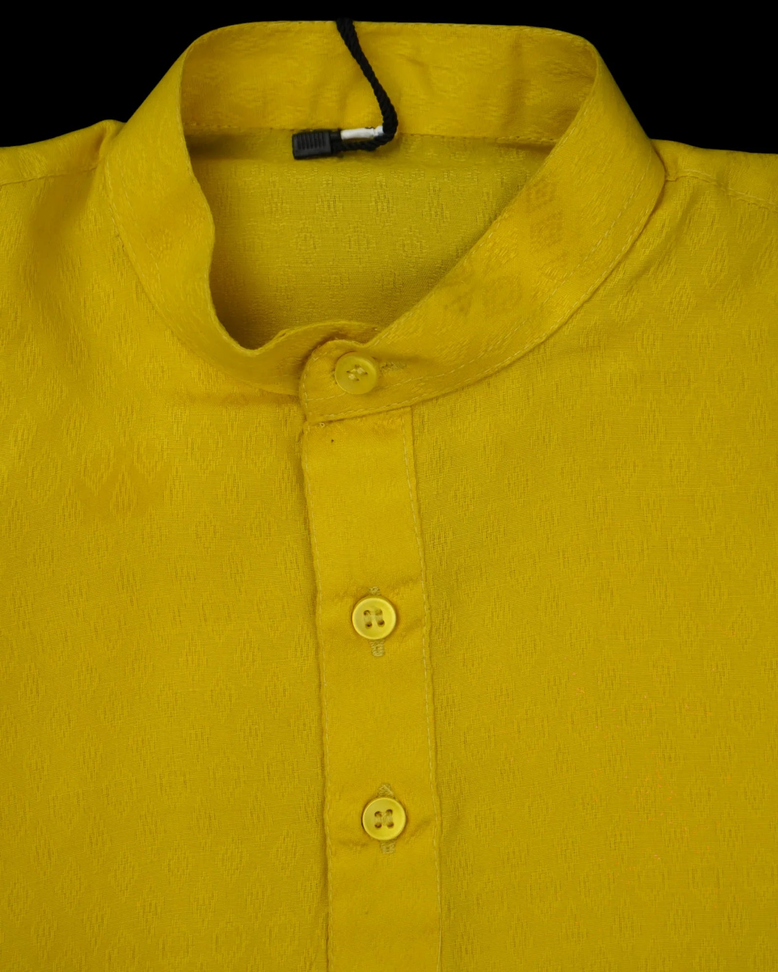 Boys Textured Cotton Blend Kurta Pajama Set