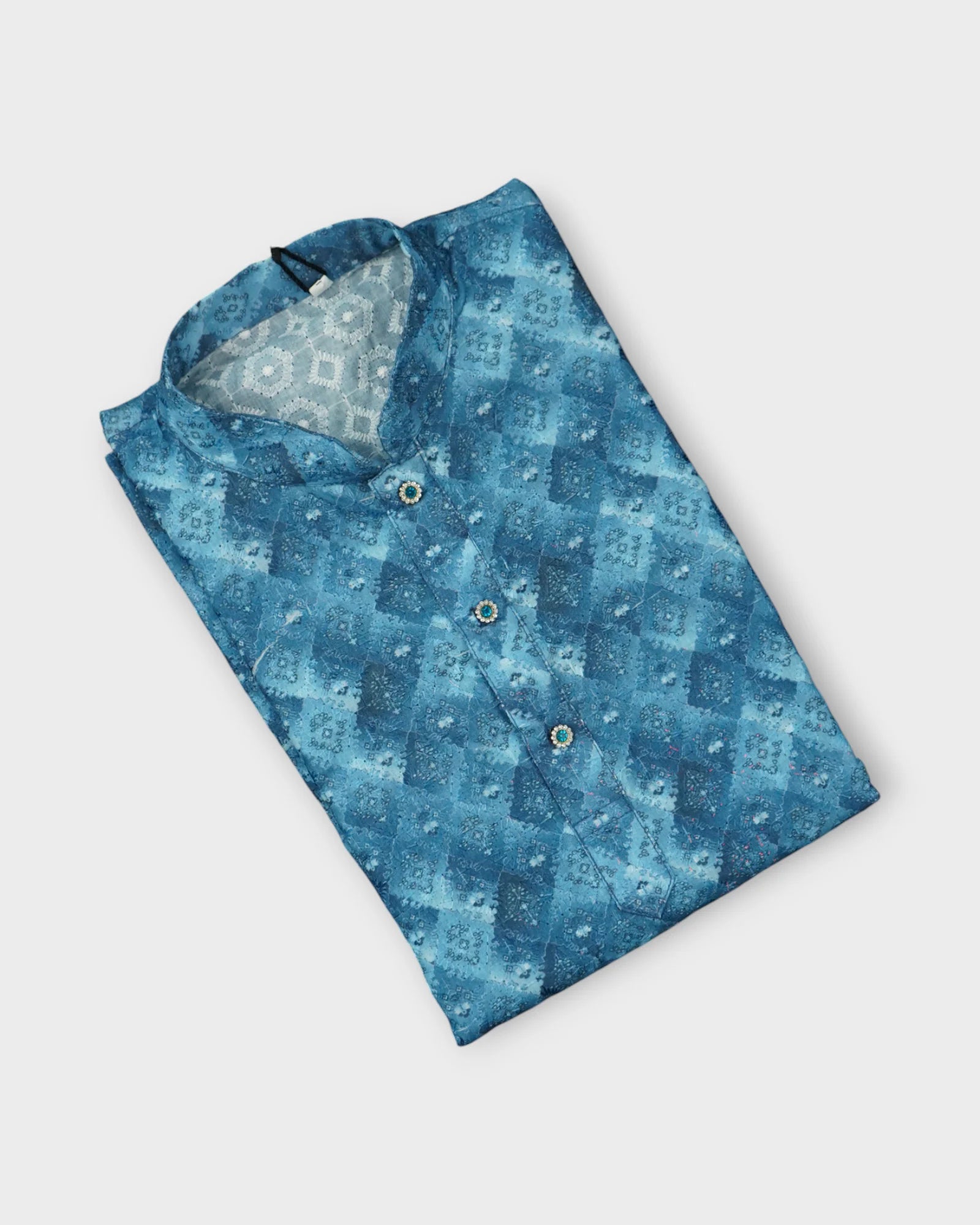 Cotton Block Print Kurta Pajama Set