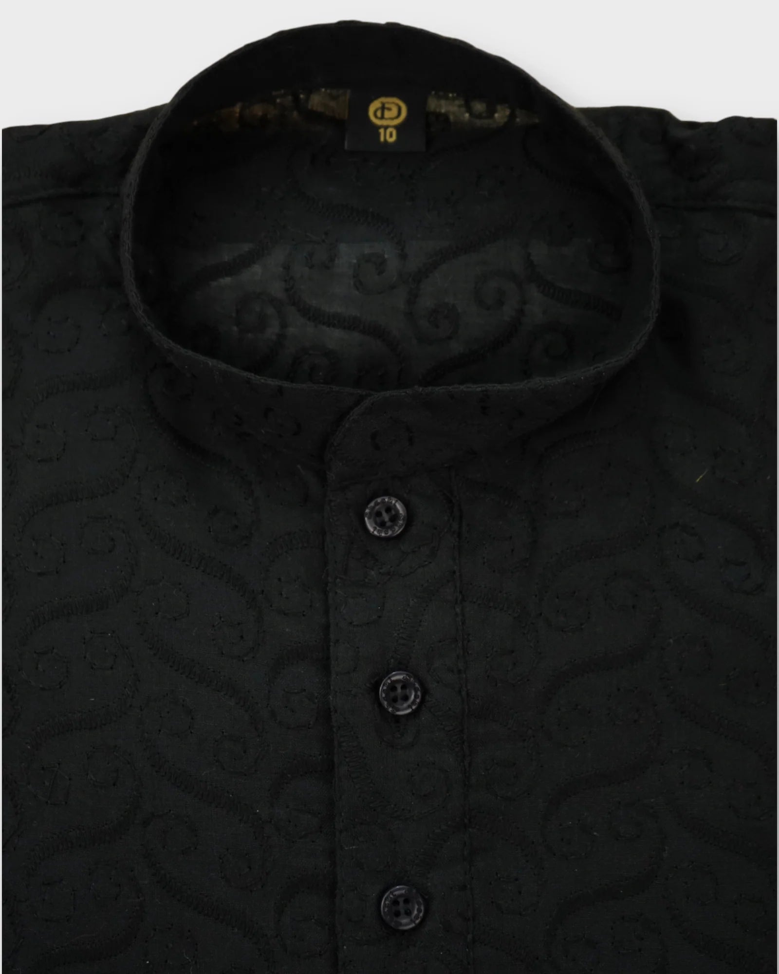 Classic Embroidered Cotton Kurta Pajama