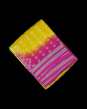 Mangalgiri Pattu Saree With Silver Floral Accents