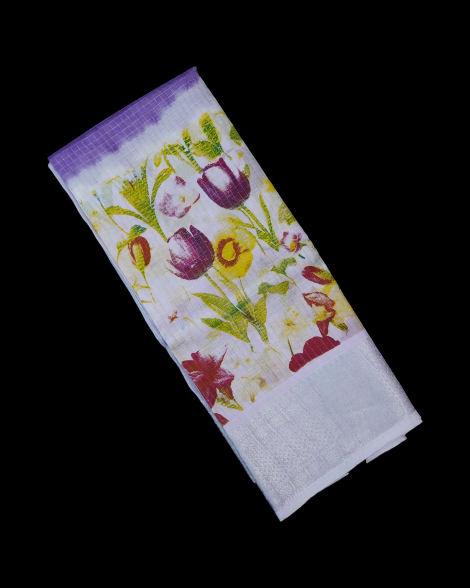 Lavender Pattu Silk Saree