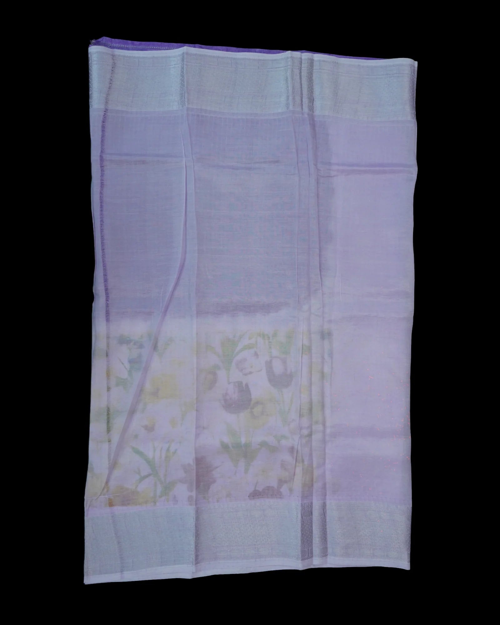 Lavender Pattu Silk Saree