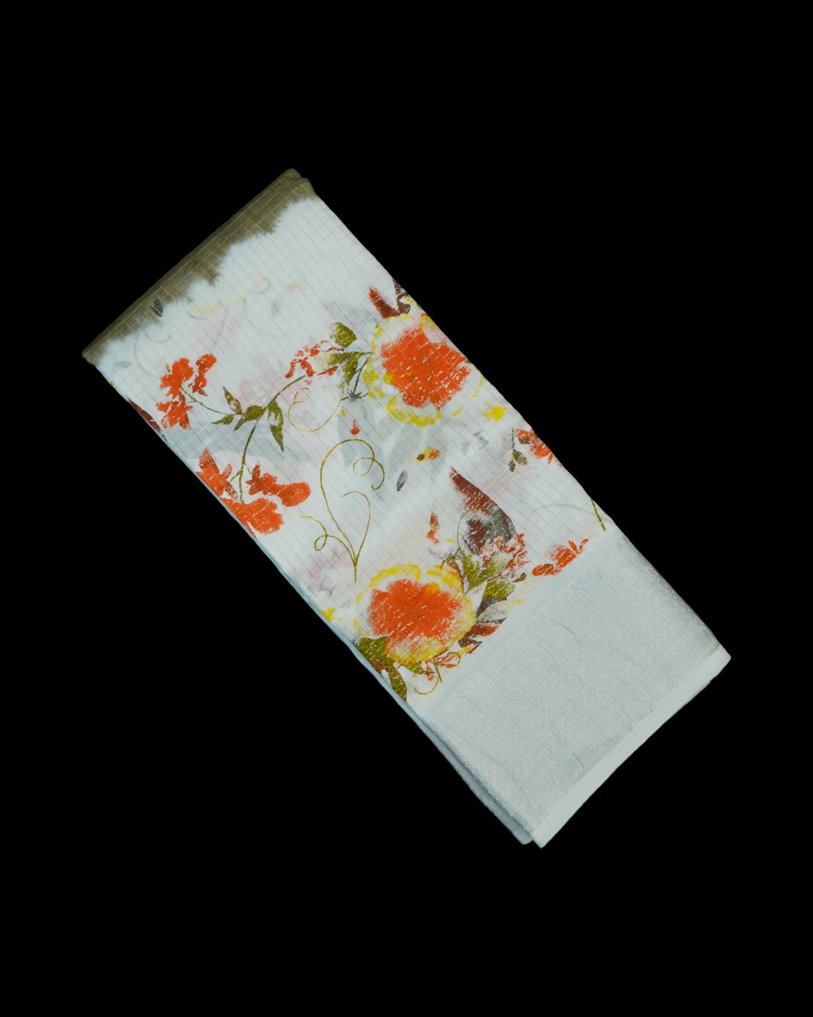 Off White Mangalgiri Pure Pattu Silk Saree