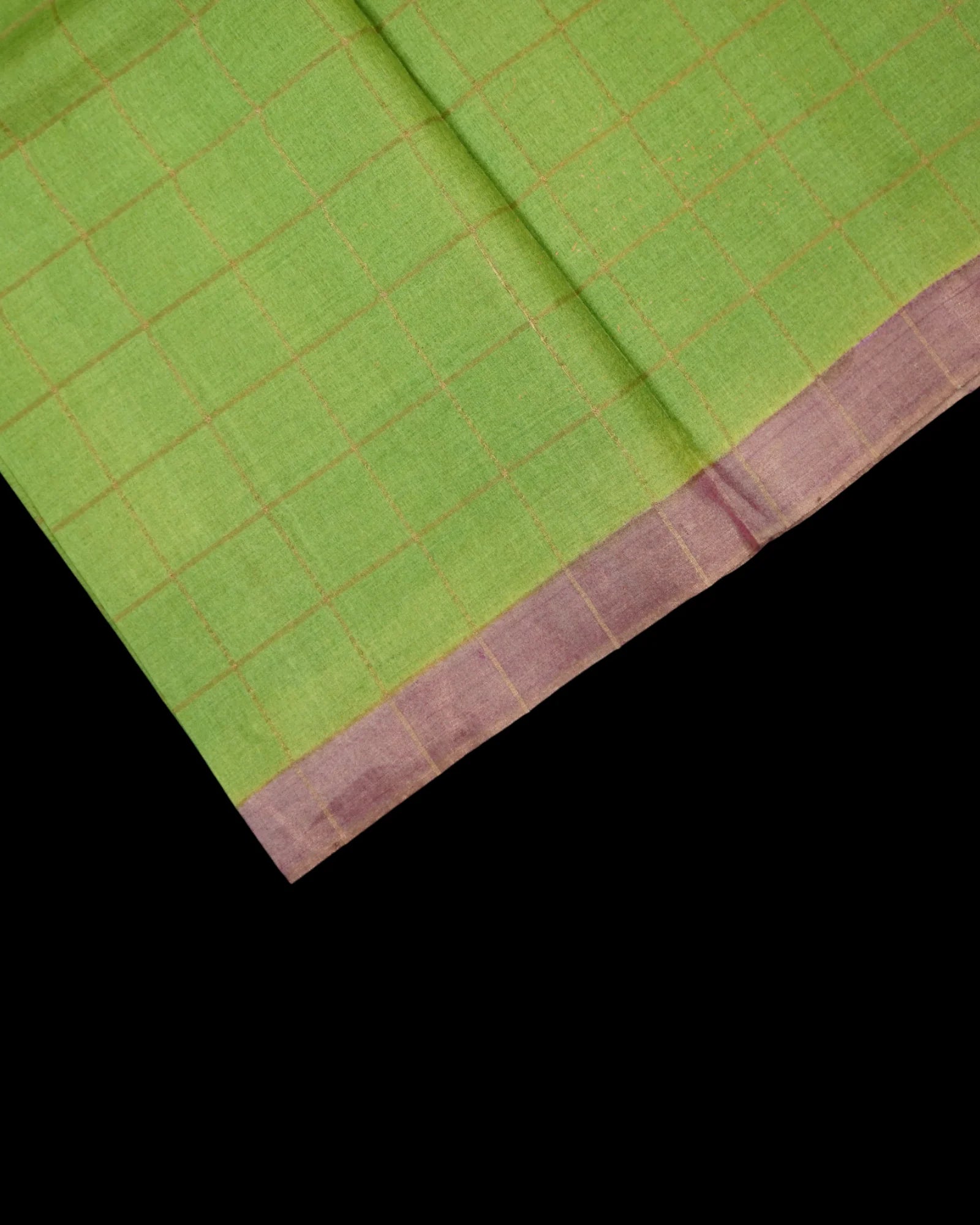 Mangalgiri Silk Zari Floral Motif Saree