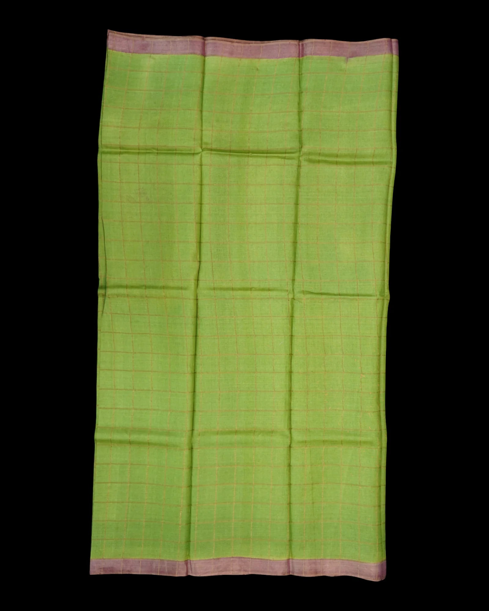 Mangalgiri Silk Zari Floral Motif Saree